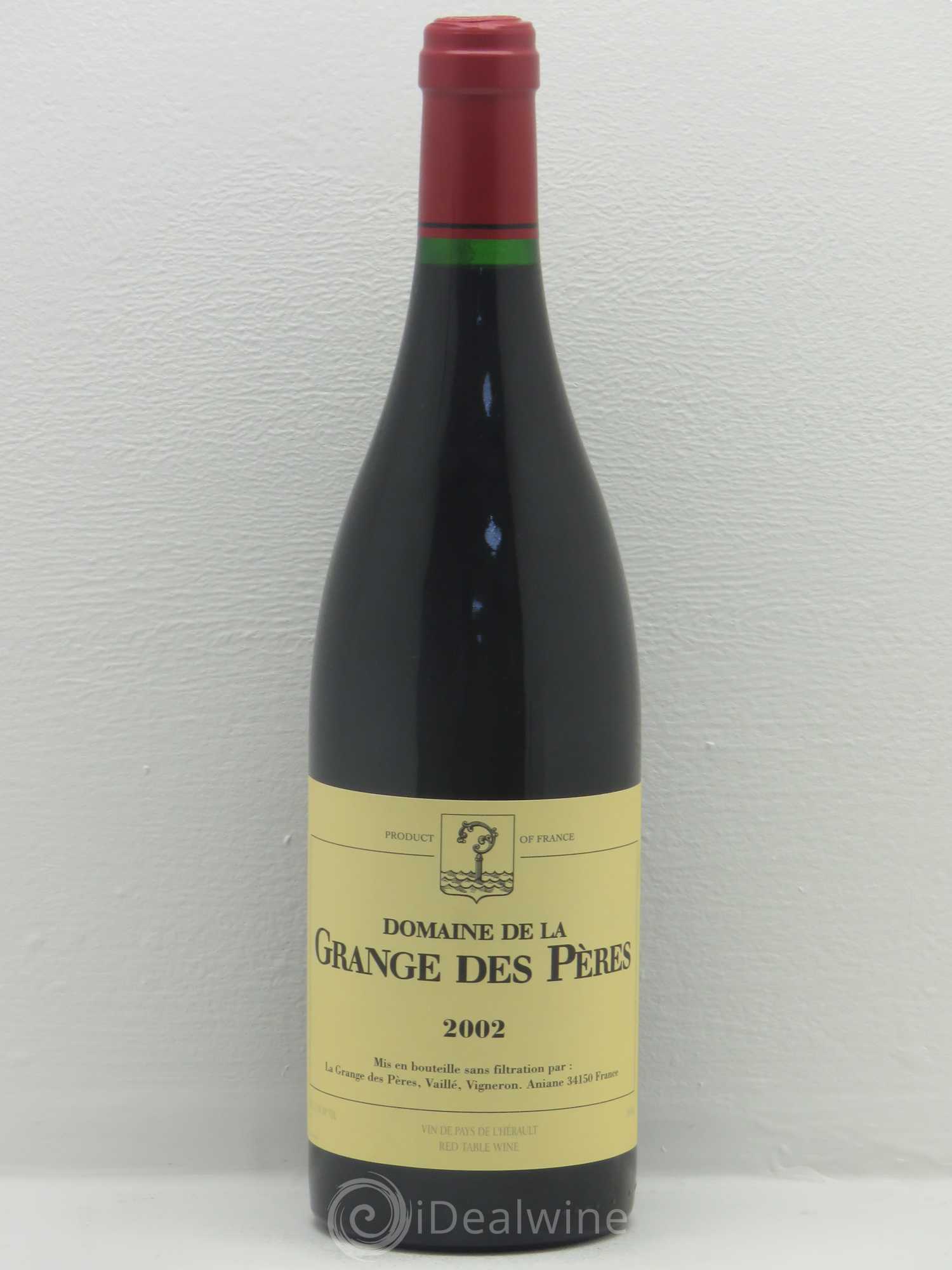 Pays d'Hérault Grange des Pères Laurent Vaillé 2002 - Lot de 1 bouteille - 0