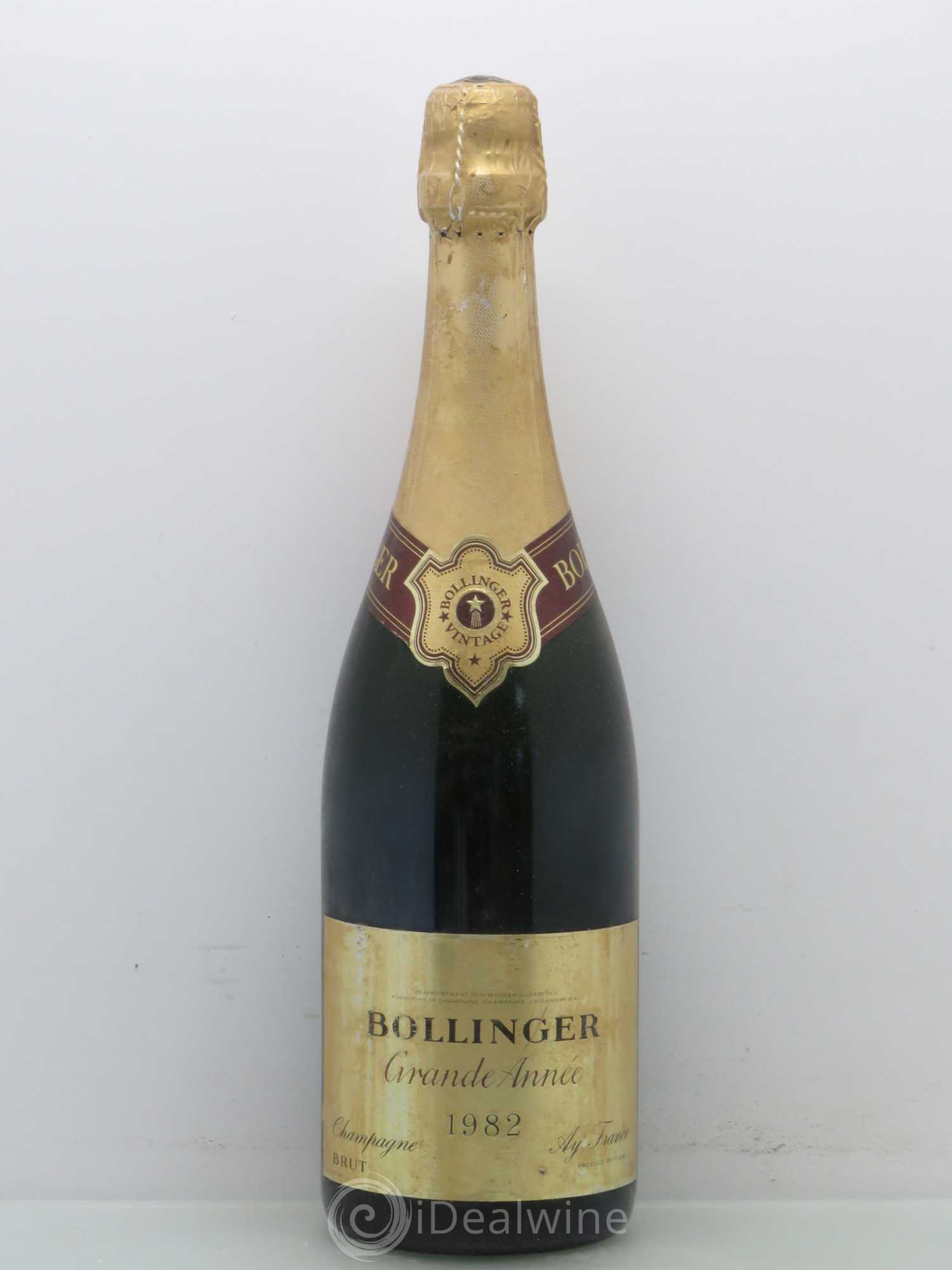 La Grande Année Brut Bollinger 1982 - Lot de 1 bouteille - 0