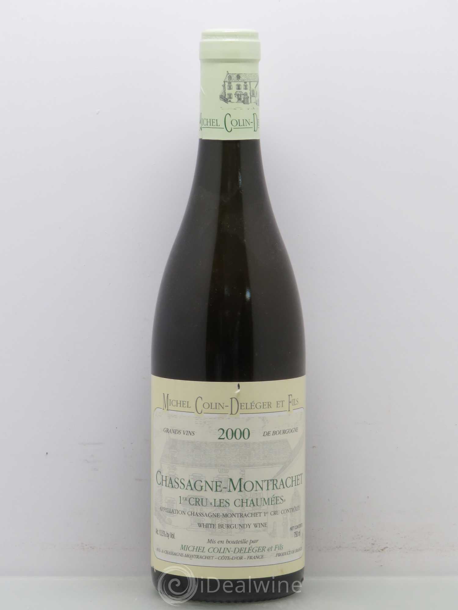 Chassagne-Montrachet 1er Cru Les Chaumées Michel Colin Deleger 2000 - Posten von 1 Flasche - 0
