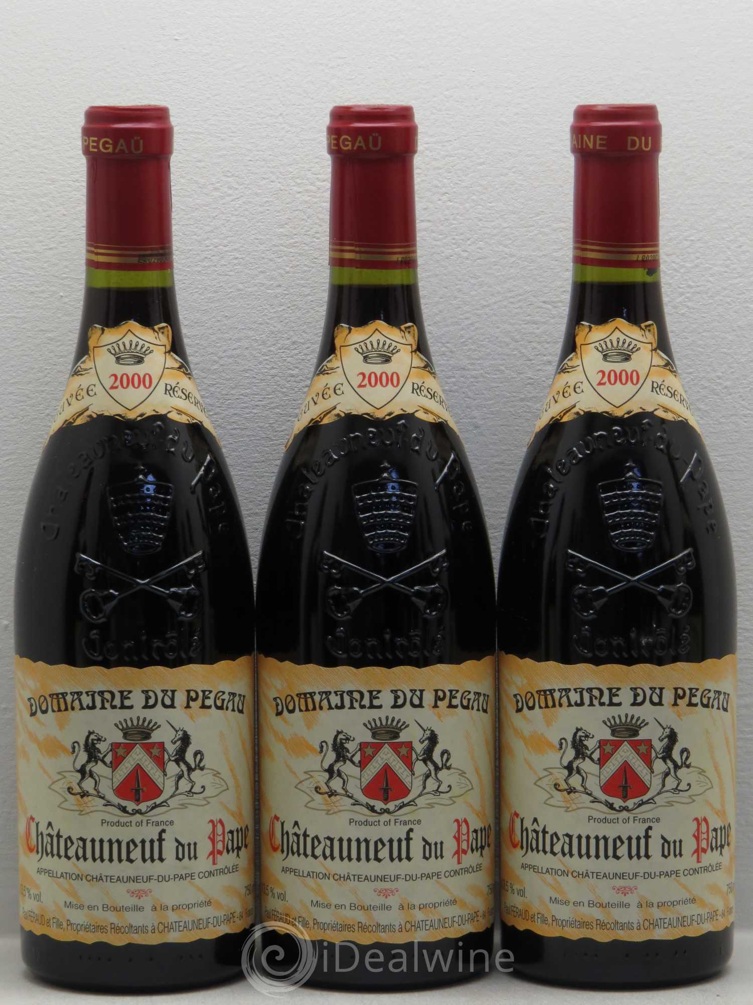 Châteauneuf-du-Pape Domaine du Pégau Cuvée Réservée Paul et Laurence Féraud 2000 - Lot de 12 bouteilles - 3