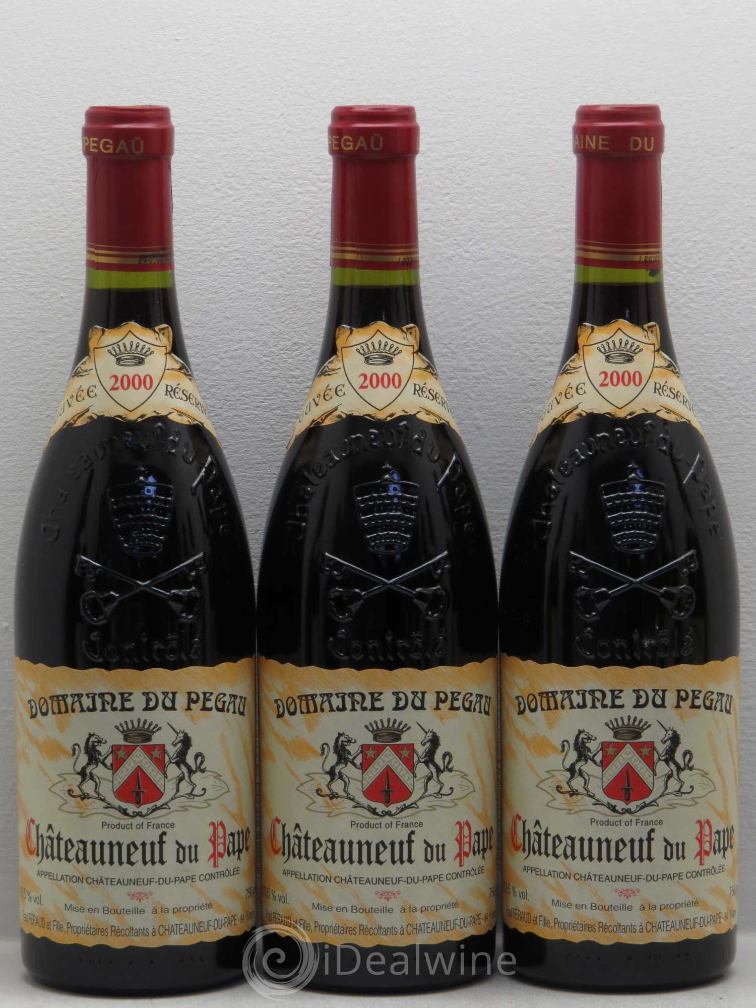 Châteauneuf-du-Pape Domaine du Pégau Cuvée Réservée Paul et Laurence Féraud 2000 - Lot de 12 bouteilles - 4