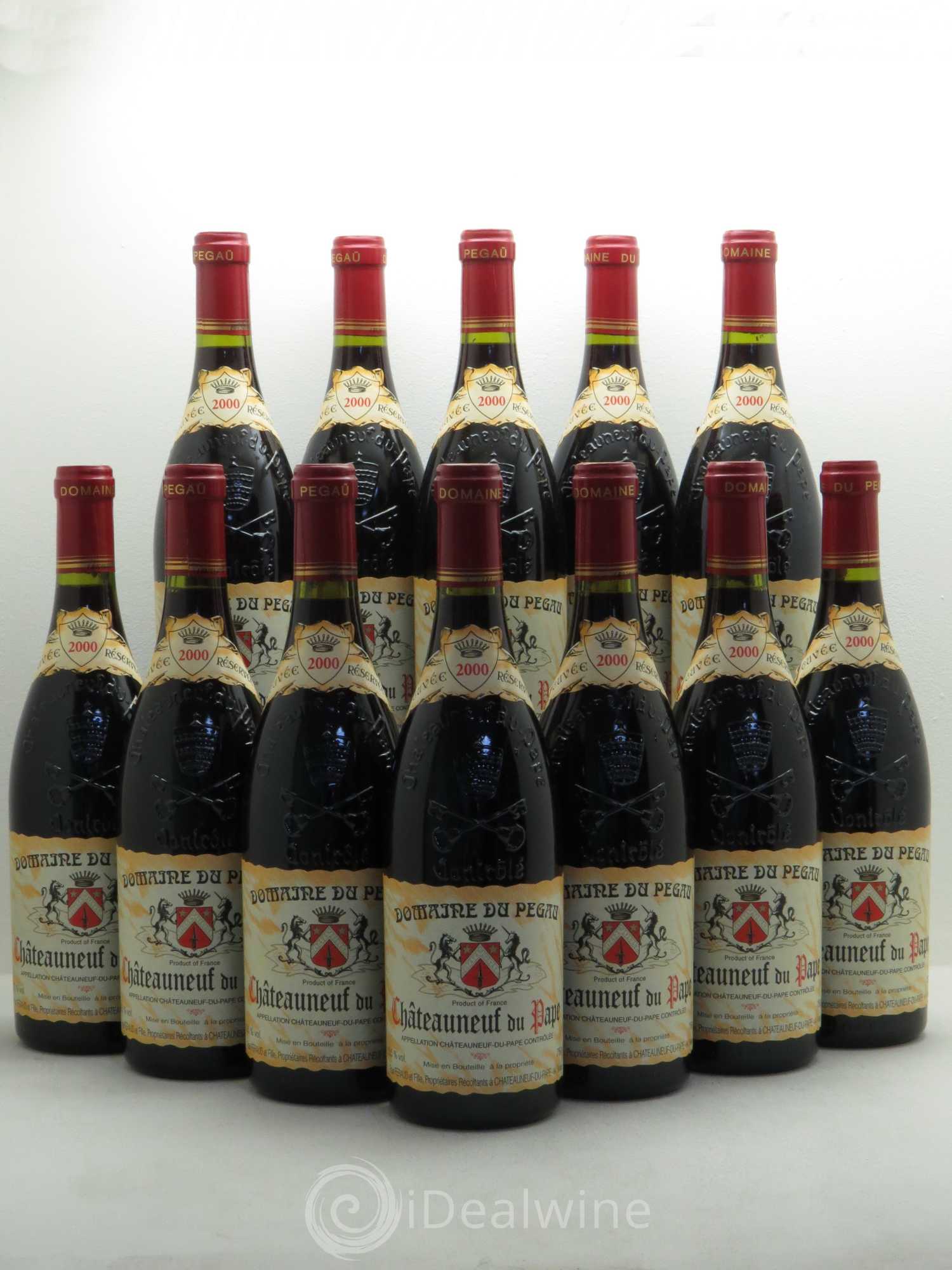 Châteauneuf-du-Pape Domaine du Pégau Cuvée Réservée Paul et Laurence Féraud 2000 - Lot de 12 bouteilles - 0