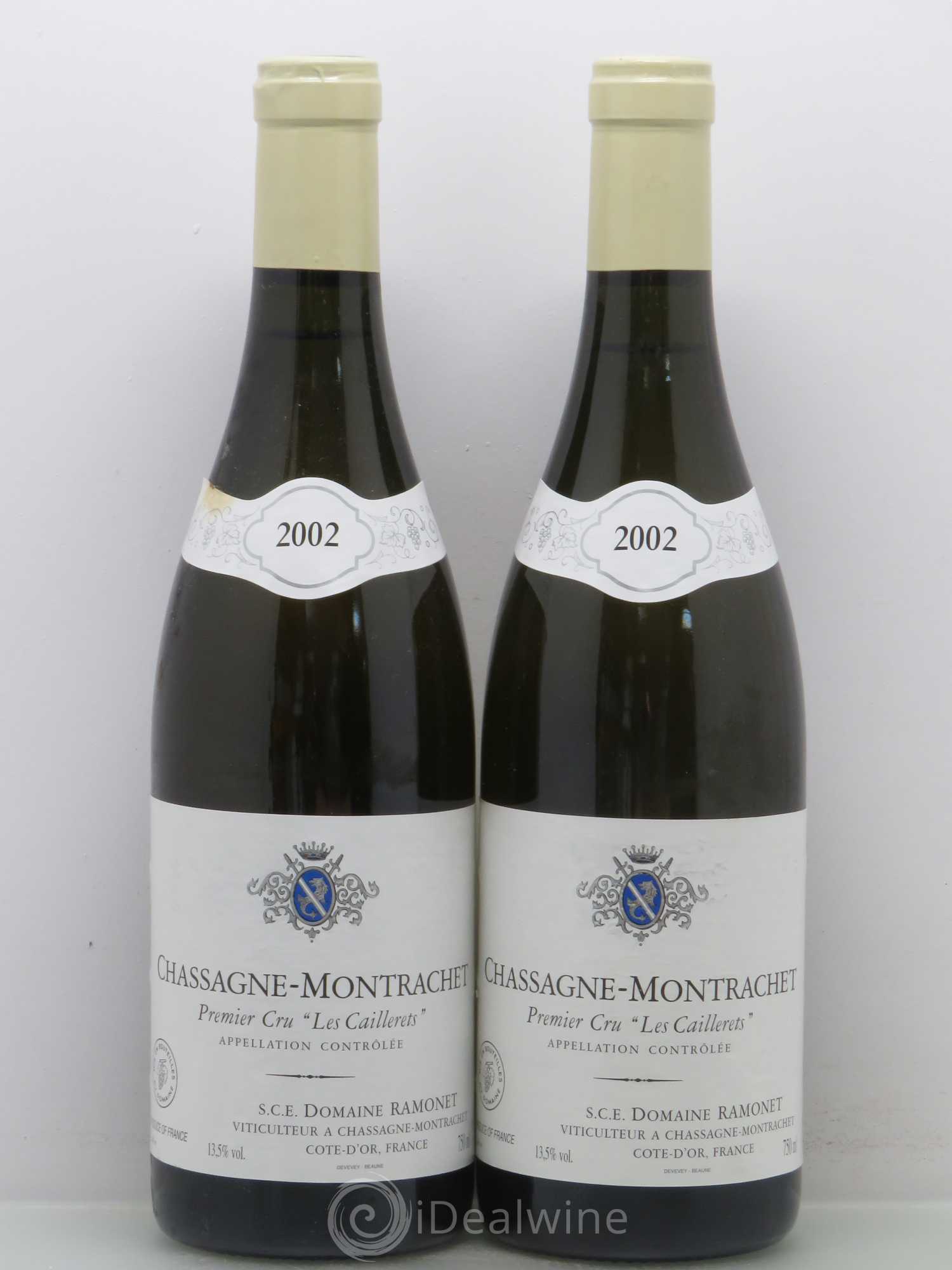 Chassagne-Montrachet 1er Cru Les Caillerets Ramonet (Domaine) 2002 - Lot de 2 bouteilles - 0