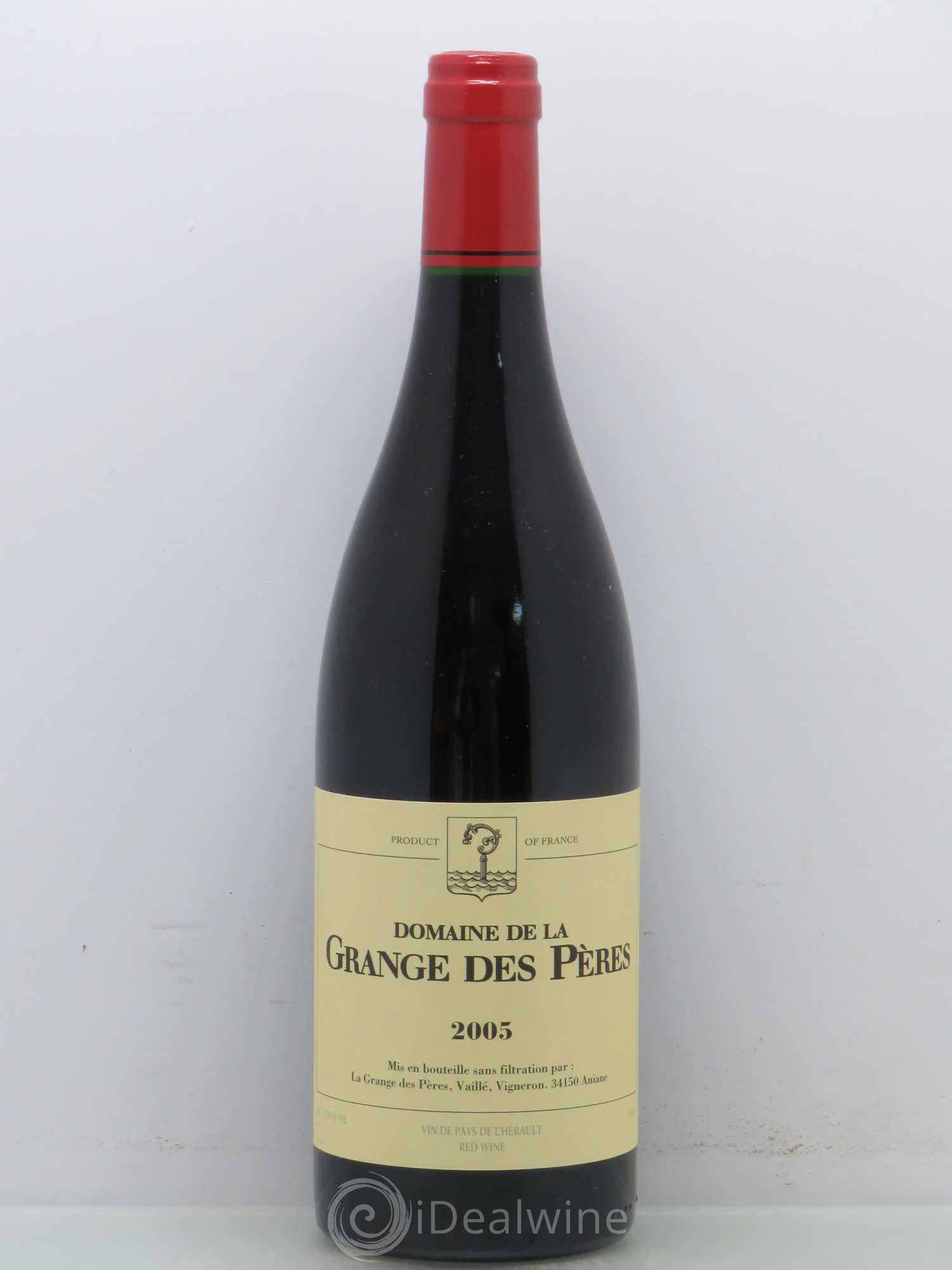 Pays d'Hérault Grange des Pères Laurent Vaillé 2005 - Lot de 1 bouteille - 0