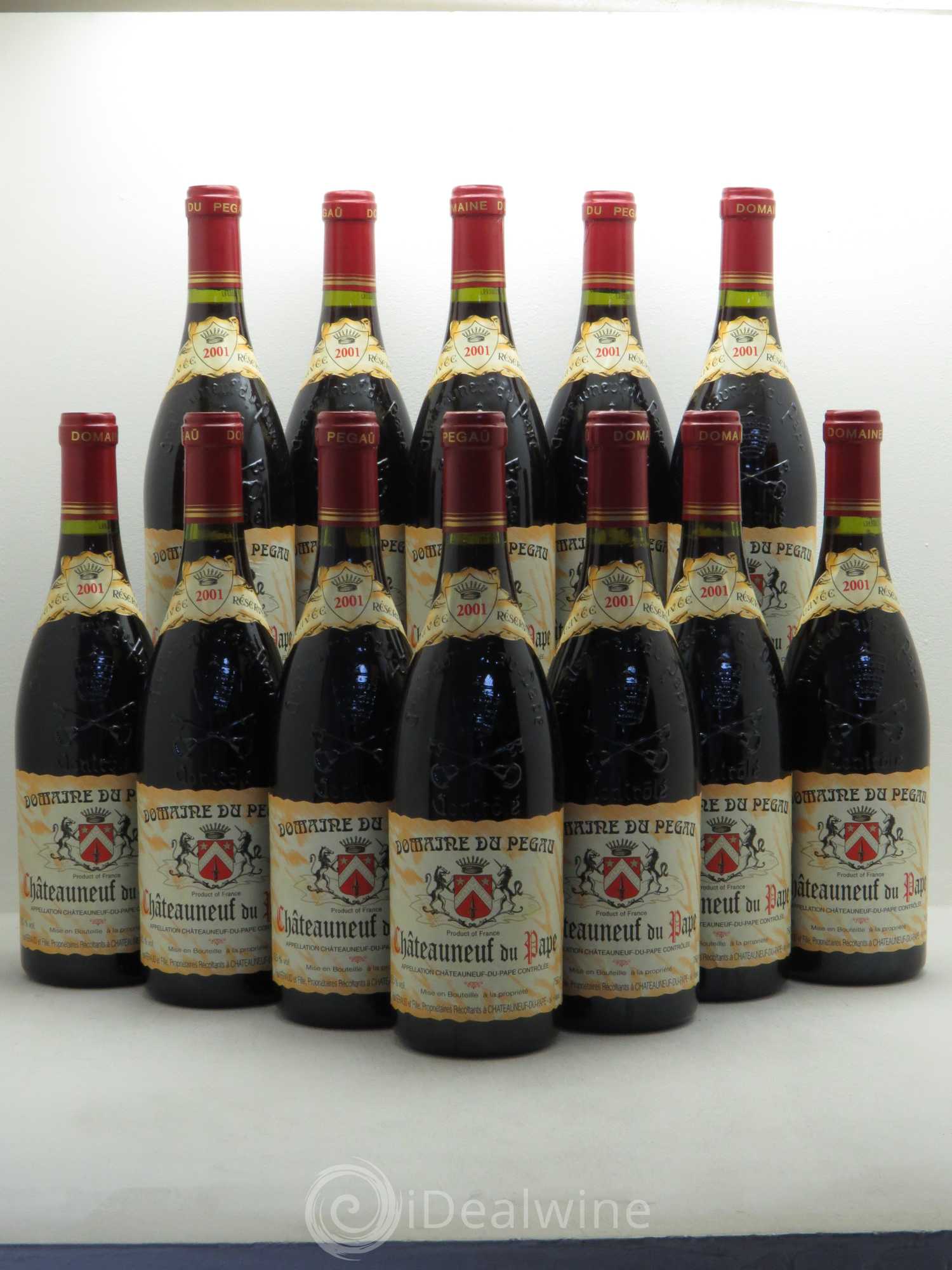 Châteauneuf-du-Pape Domaine du Pégau Cuvée Réservée Paul et Laurence Féraud 2001 - Lot de 12 bouteilles - 0