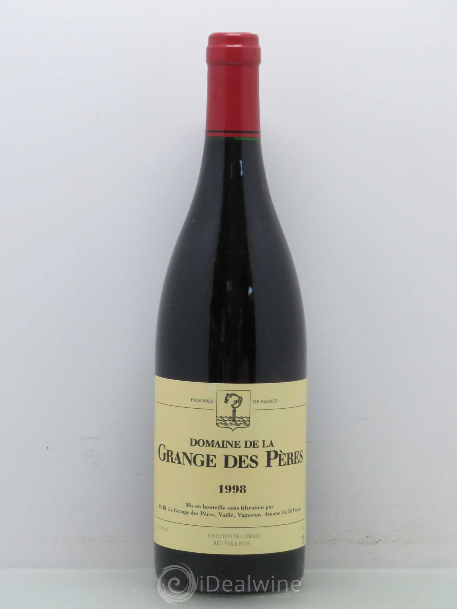 Pays d'Hérault Grange des Pères Laurent Vaillé 1998 - Lot de 1 bouteille - 0
