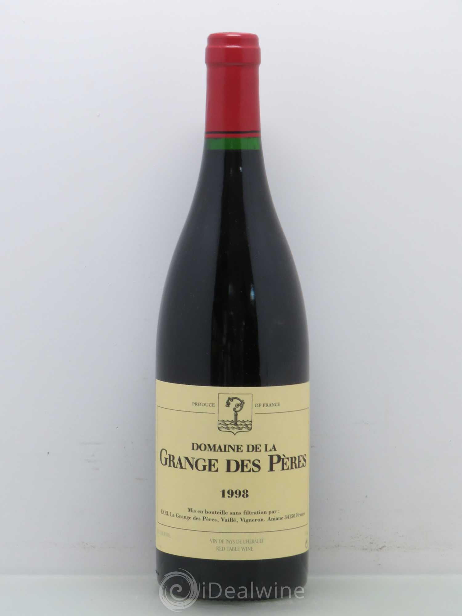 Pays d'Hérault Grange des Pères Laurent Vaillé 1998 - Lot de 1 bouteille - 0