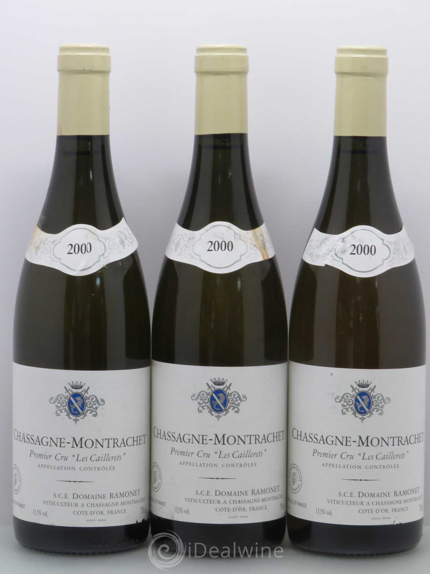 Chassagne-Montrachet 1er Cru Les Caillerets Ramonet (Domaine) 2000 - Lot de 6 bouteilles - 1