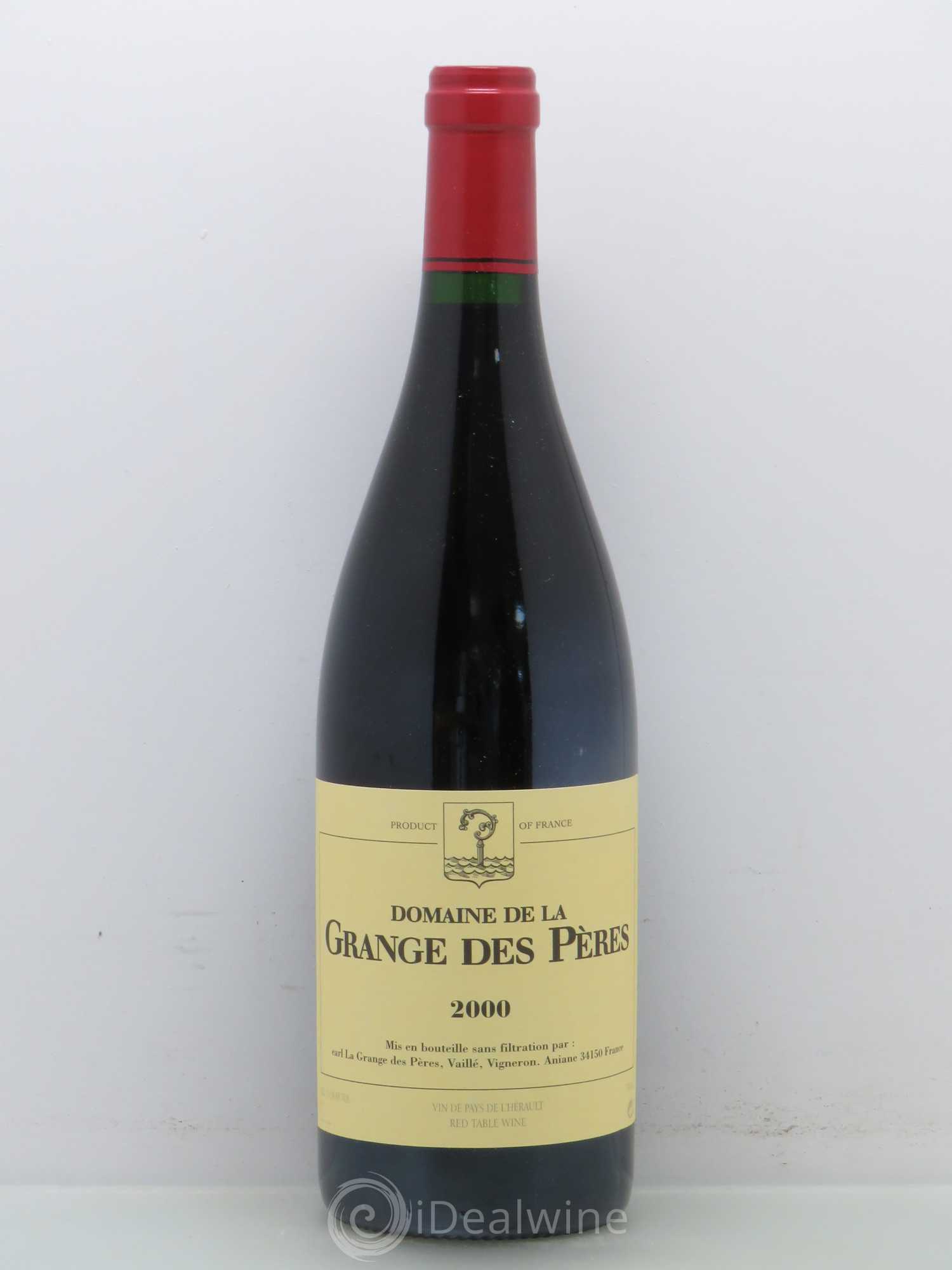 Pays d'Hérault Grange des Pères Laurent Vaillé 2000 - Lot de 1 bouteille - 0