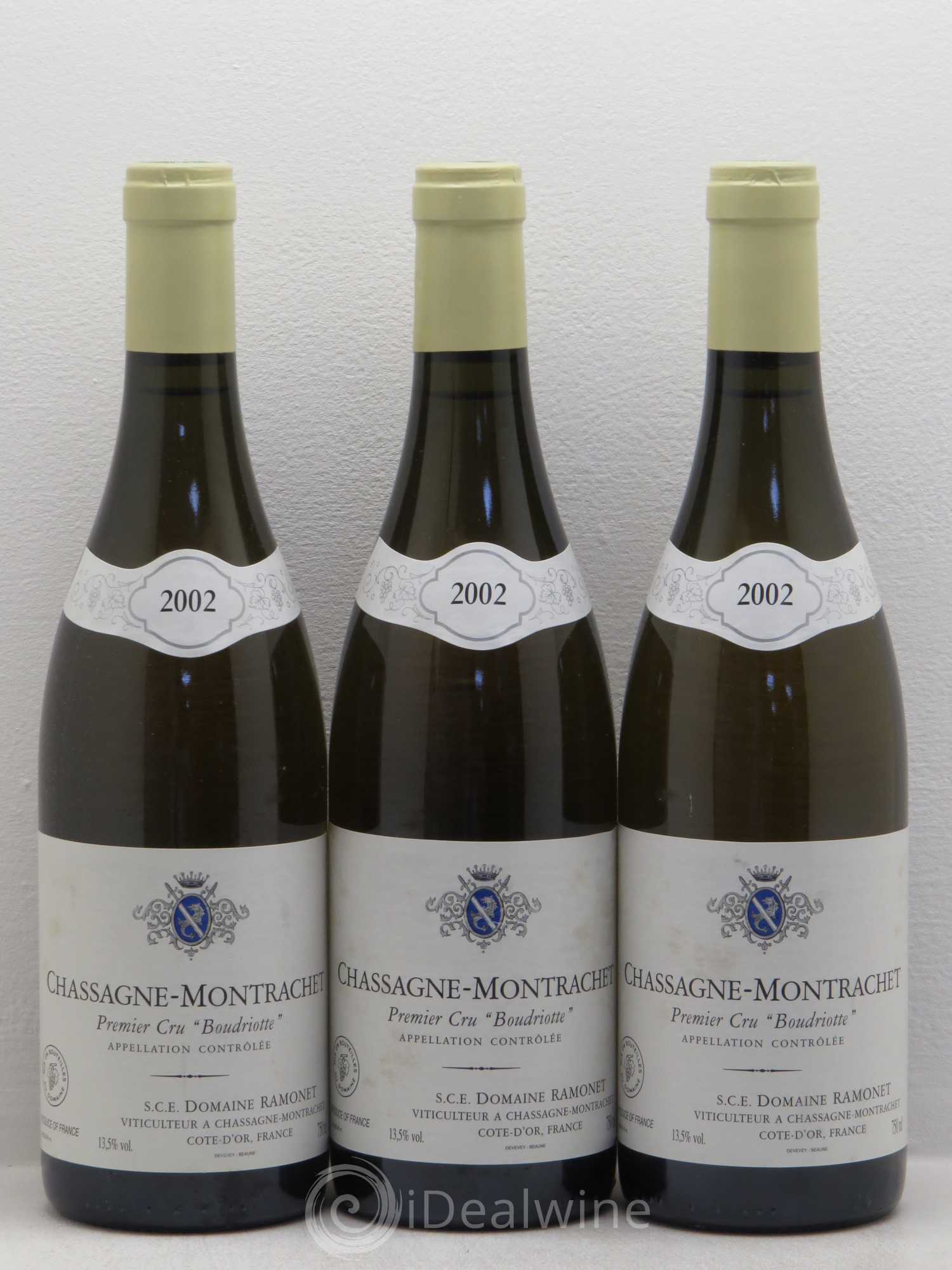 Chassagne-Montrachet 1er Cru Boudriotte Ramonet (Domaine) 2002 - Lot de 12 bouteilles - 4