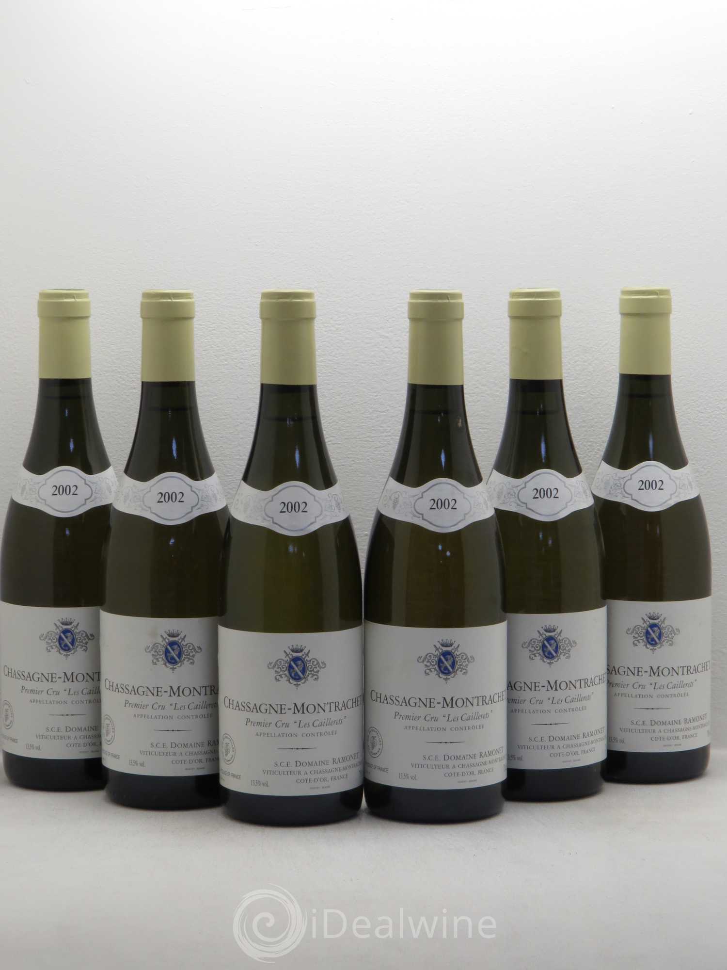 Chassagne-Montrachet 1er Cru 2002 - Lot de 6 bouteilles - 0