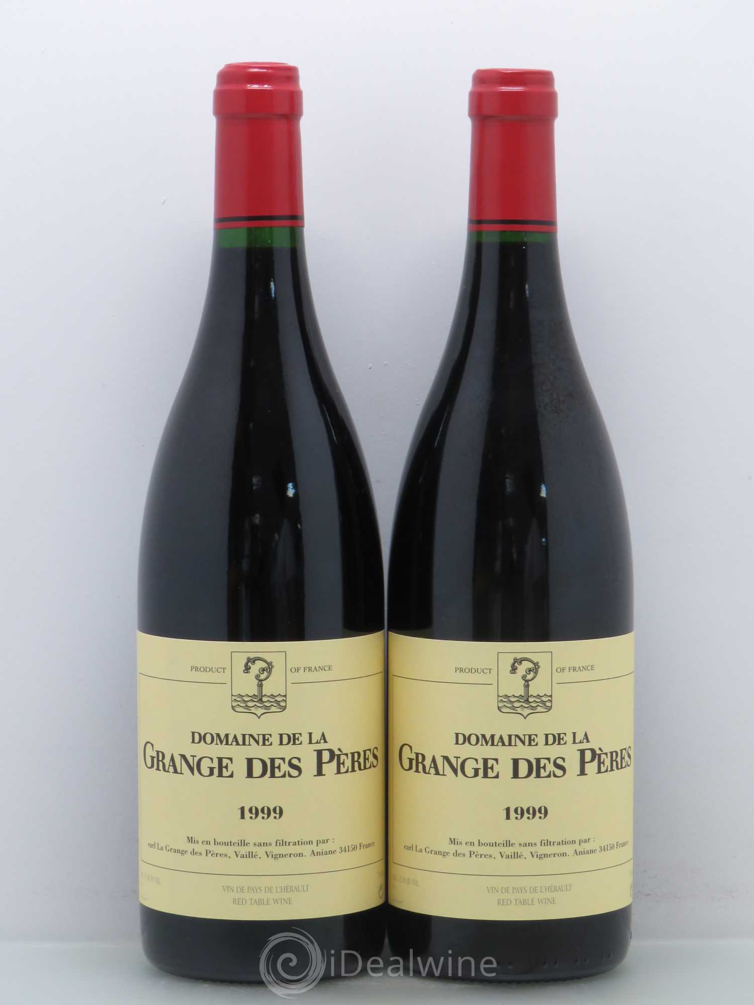 Pays d'Hérault Grange des Pères Laurent Vaillé 1999 - Lot de 2 bouteilles - 0