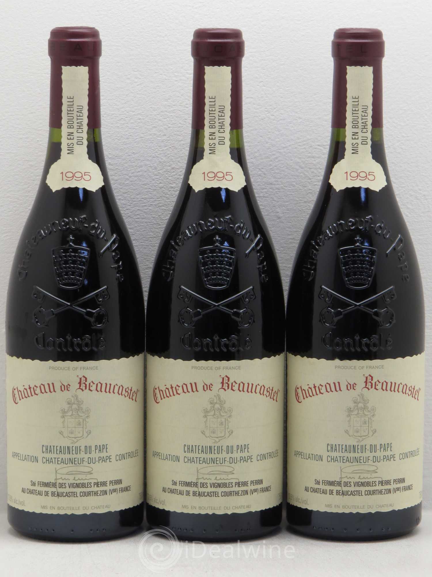 Châteauneuf-du-Pape Château de Beaucastel Famille Perrin 1995 - Lot de 12 bouteilles - 3