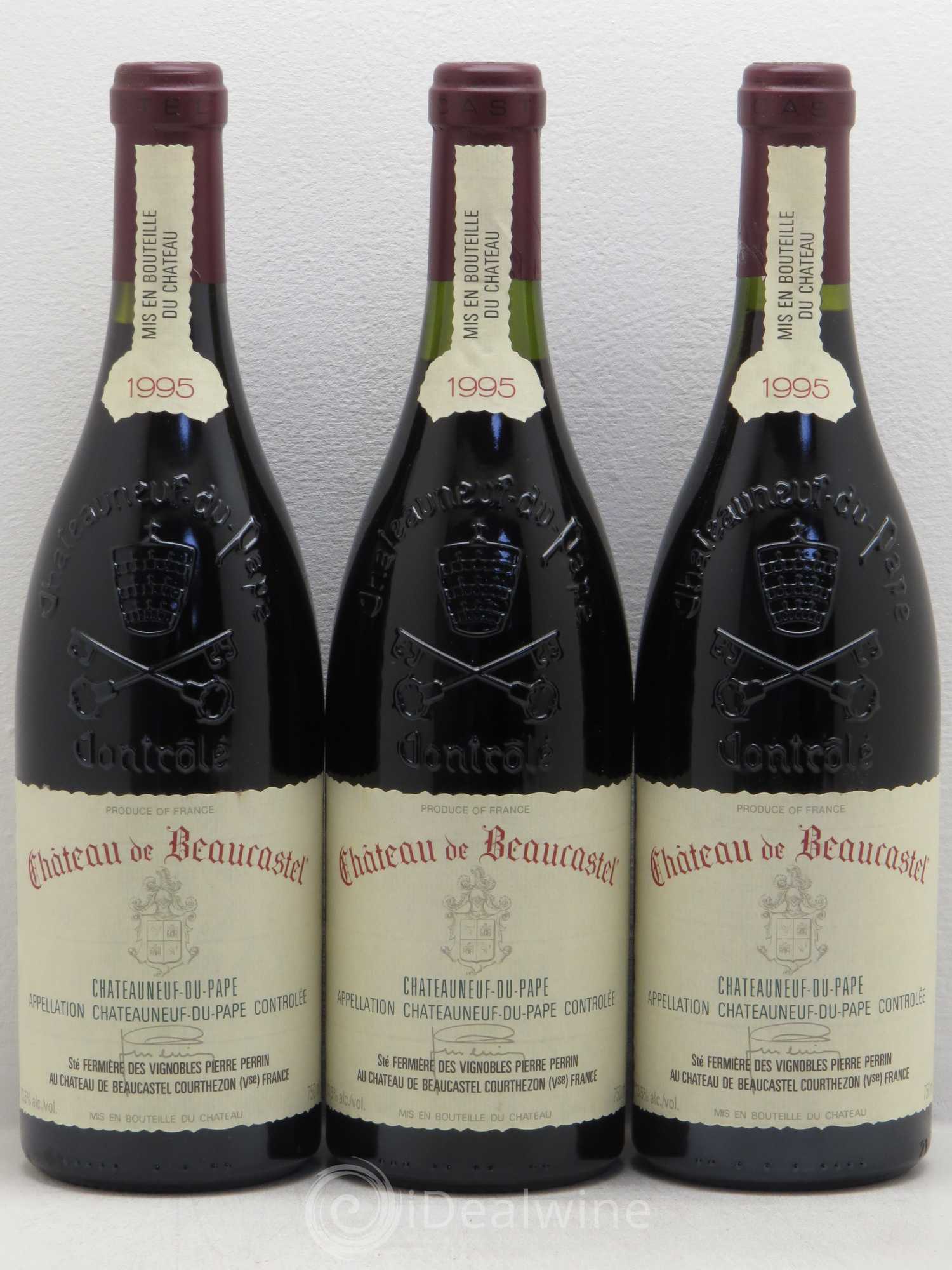 Châteauneuf-du-Pape Château de Beaucastel Famille Perrin 1995 - Lot de 12 bouteilles - 4