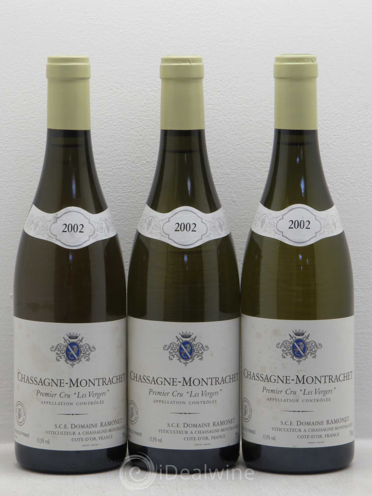 Chassagne-Montrachet 1er Cru Les Vergers Ramonet (Domaine) 2002 - Lot de 6 bouteilles - 2