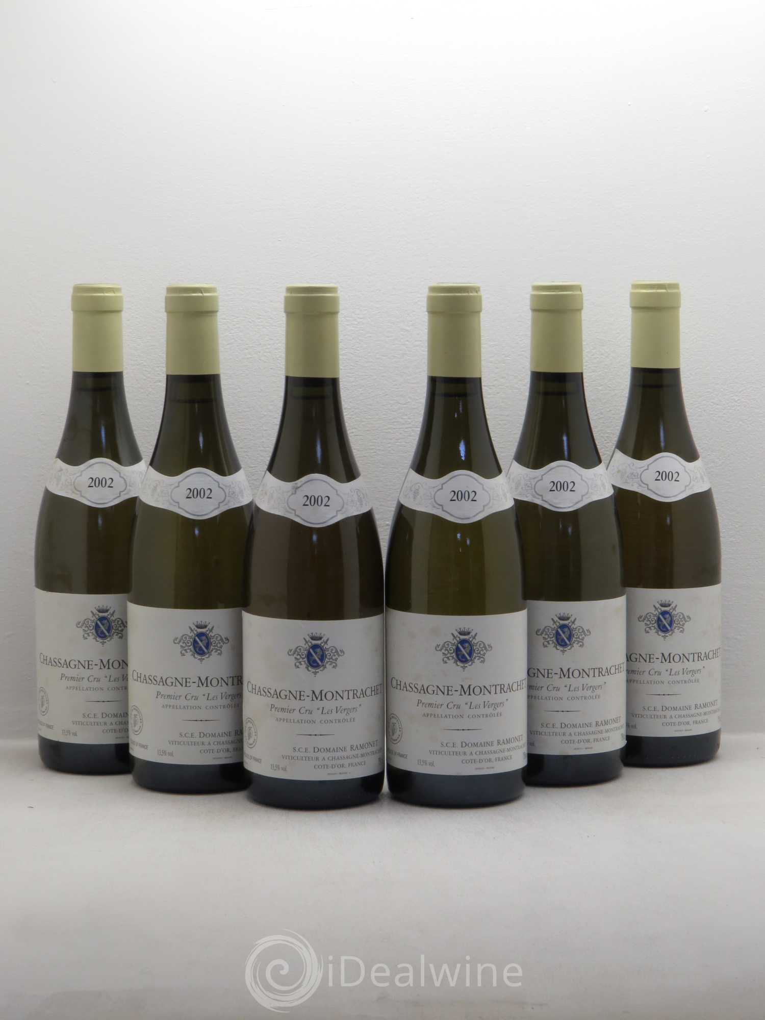 Chassagne-Montrachet 1er Cru Les Vergers Ramonet (Domaine) 2002 - Lot de 6 bouteilles - 0