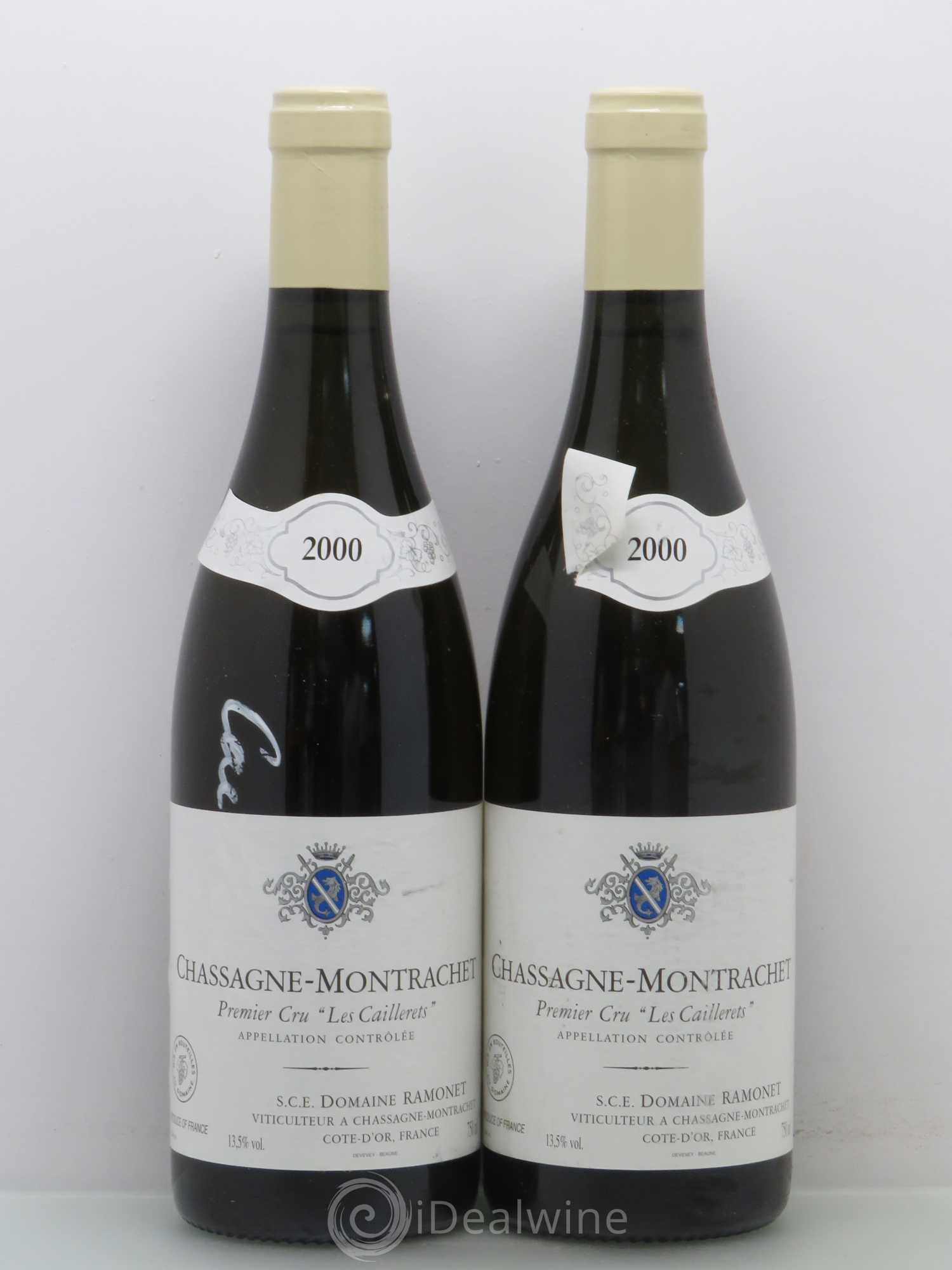 Chassagne-Montrachet 1er Cru Les Caillerets Ramonet (Domaine) 2000 - Lot de 2 bouteilles - 0