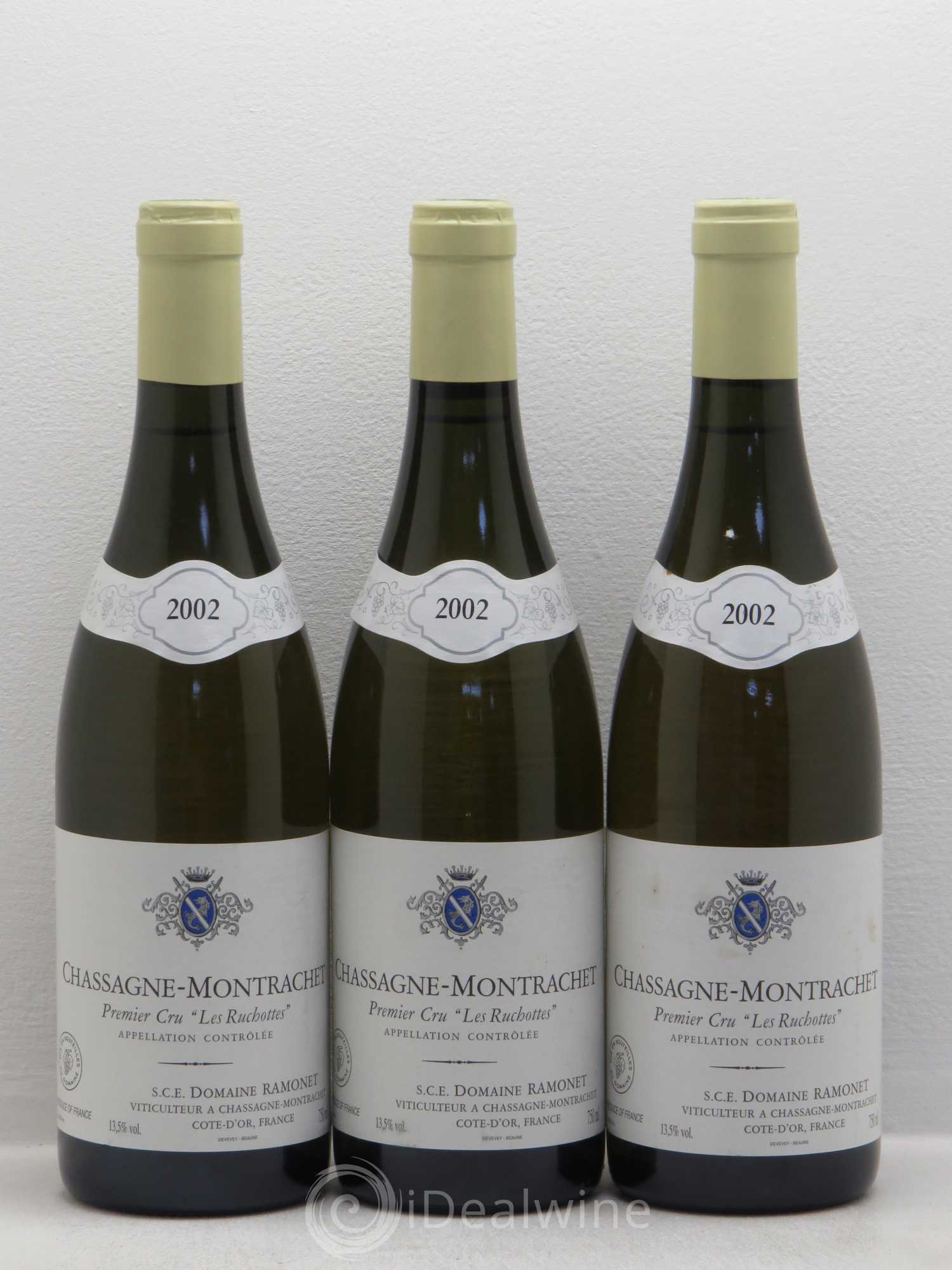 Chassagne-Montrachet 1er Cru Les Ruchottes Ramonet (Domaine) 2002 - Lot de 6 bouteilles - 2