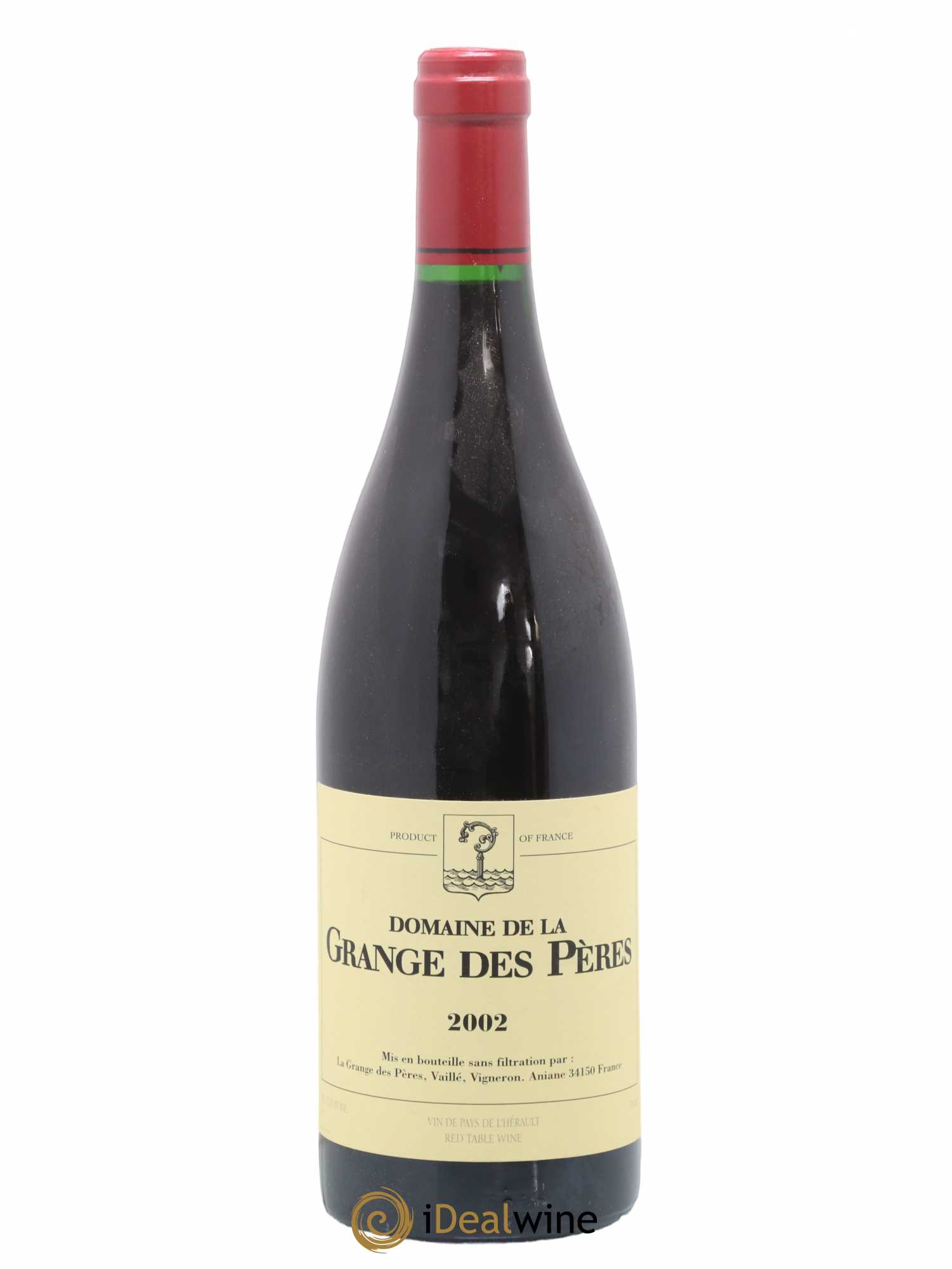 Pays d'Hérault Grange des Pères Laurent Vaillé 2002 - Lot de 1 bouteille - 0