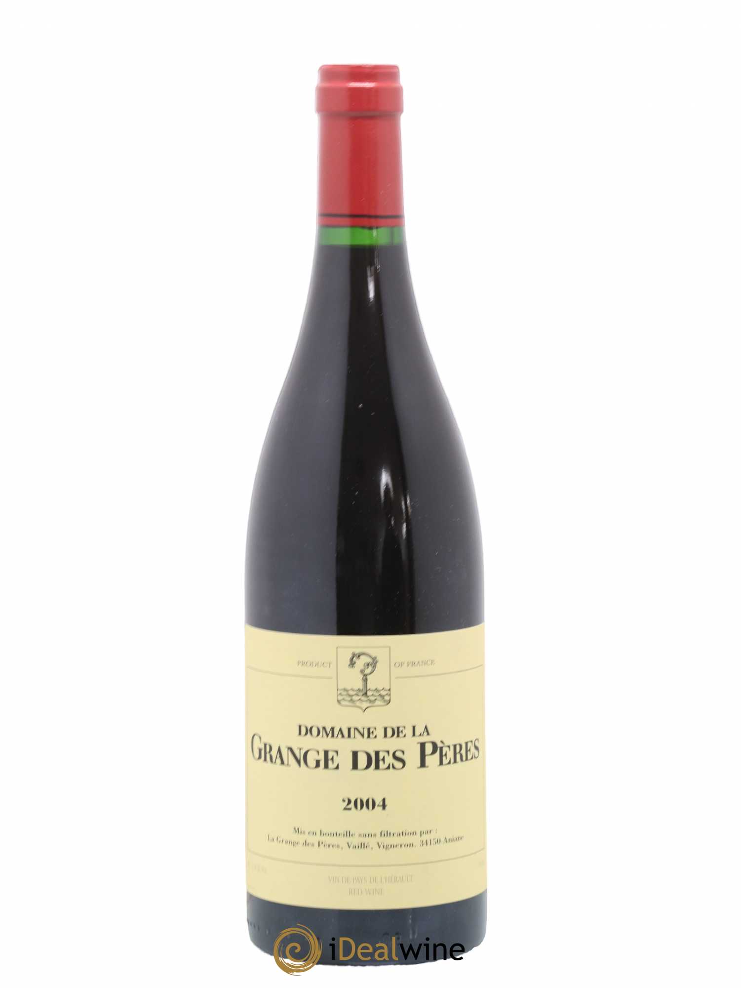 Pays d'Hérault Grange des Pères Laurent Vaillé 2004 - Lot de 1 bouteille - 0