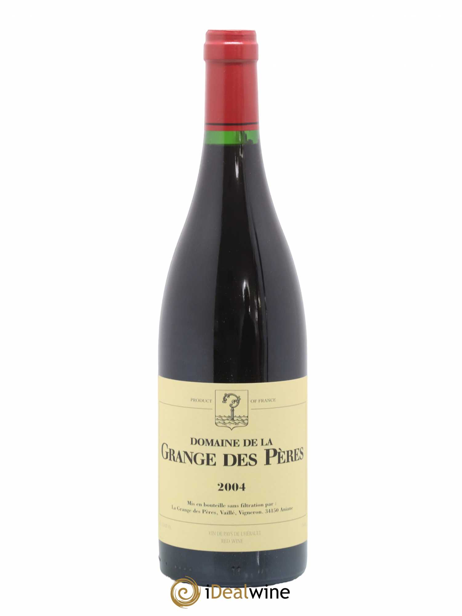 Pays d'Hérault Grange des Pères Laurent Vaillé 2004 - Lot de 1 bouteille - 0