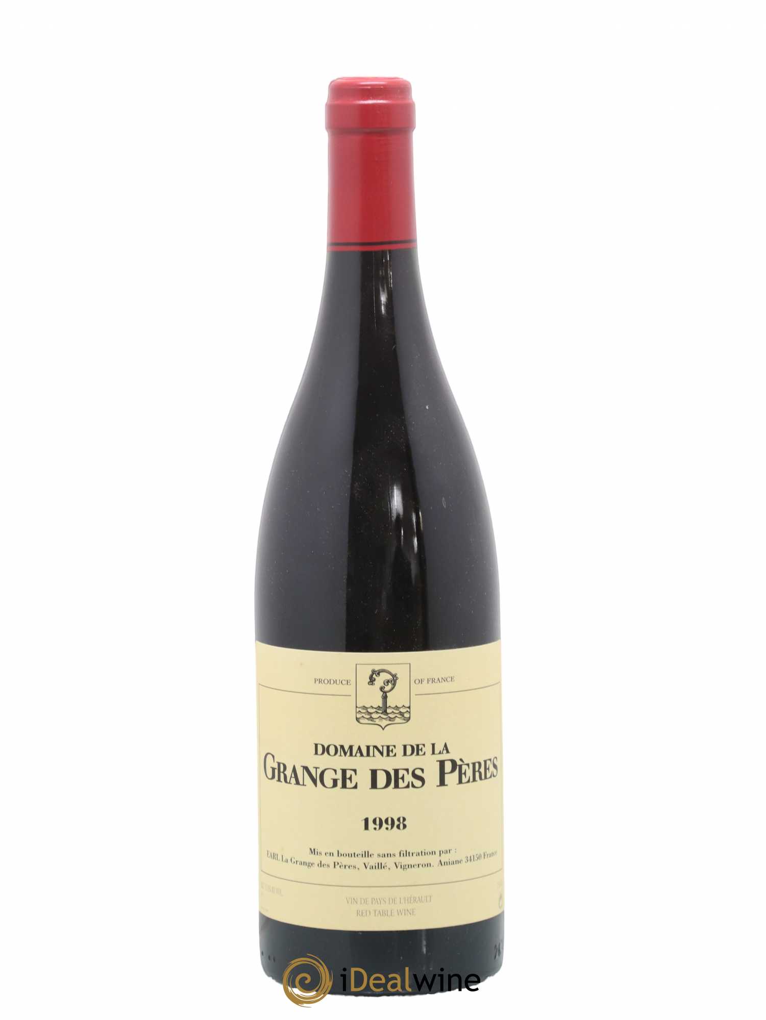 Pays d'Hérault Grange des Pères Laurent Vaillé 1998 - Lotto di 1 bottiglia - 0