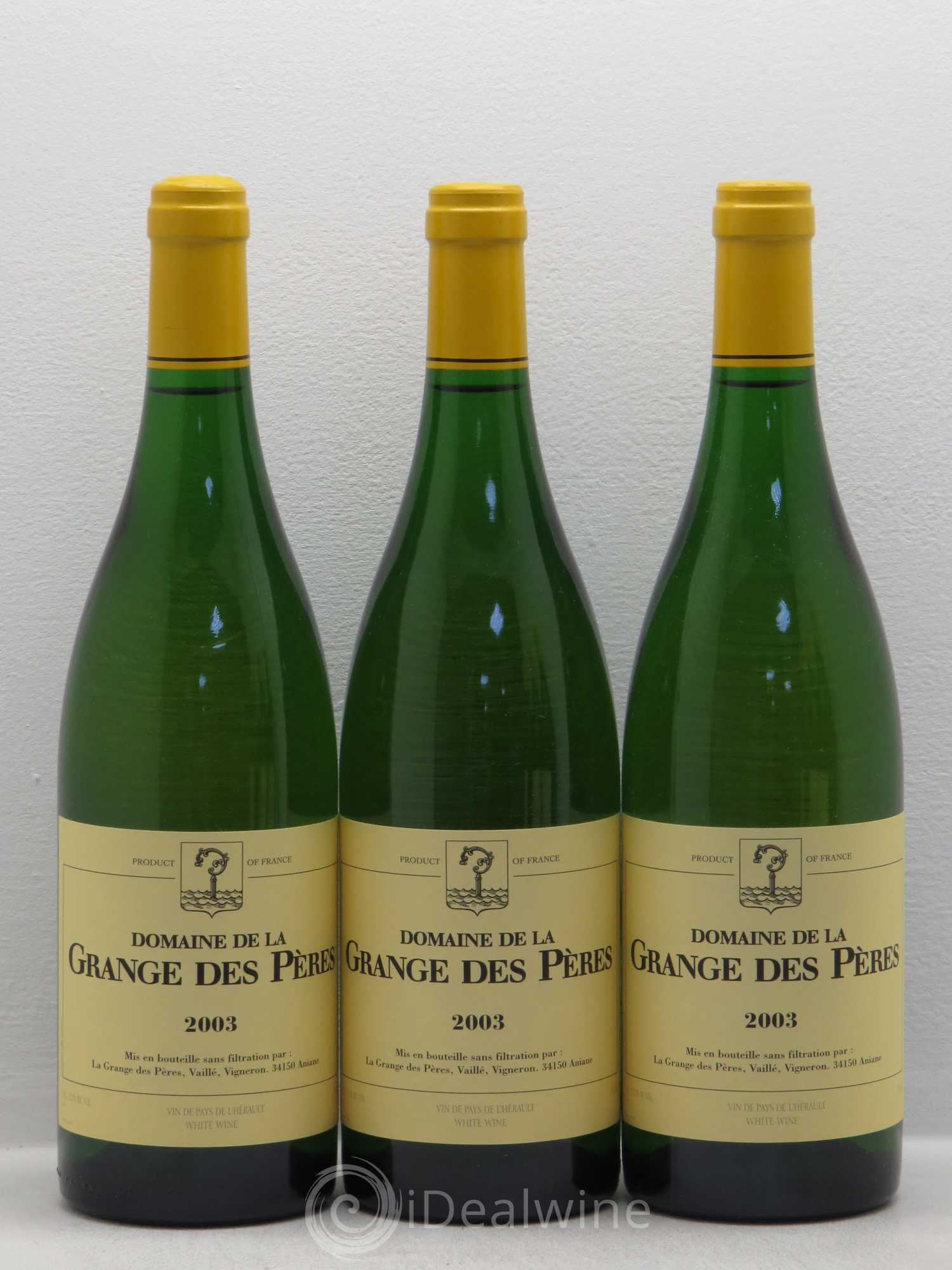 Pays d'Hérault Grange des Pères Laurent Vaillé 2003 - Lot de 6 bouteilles - 1