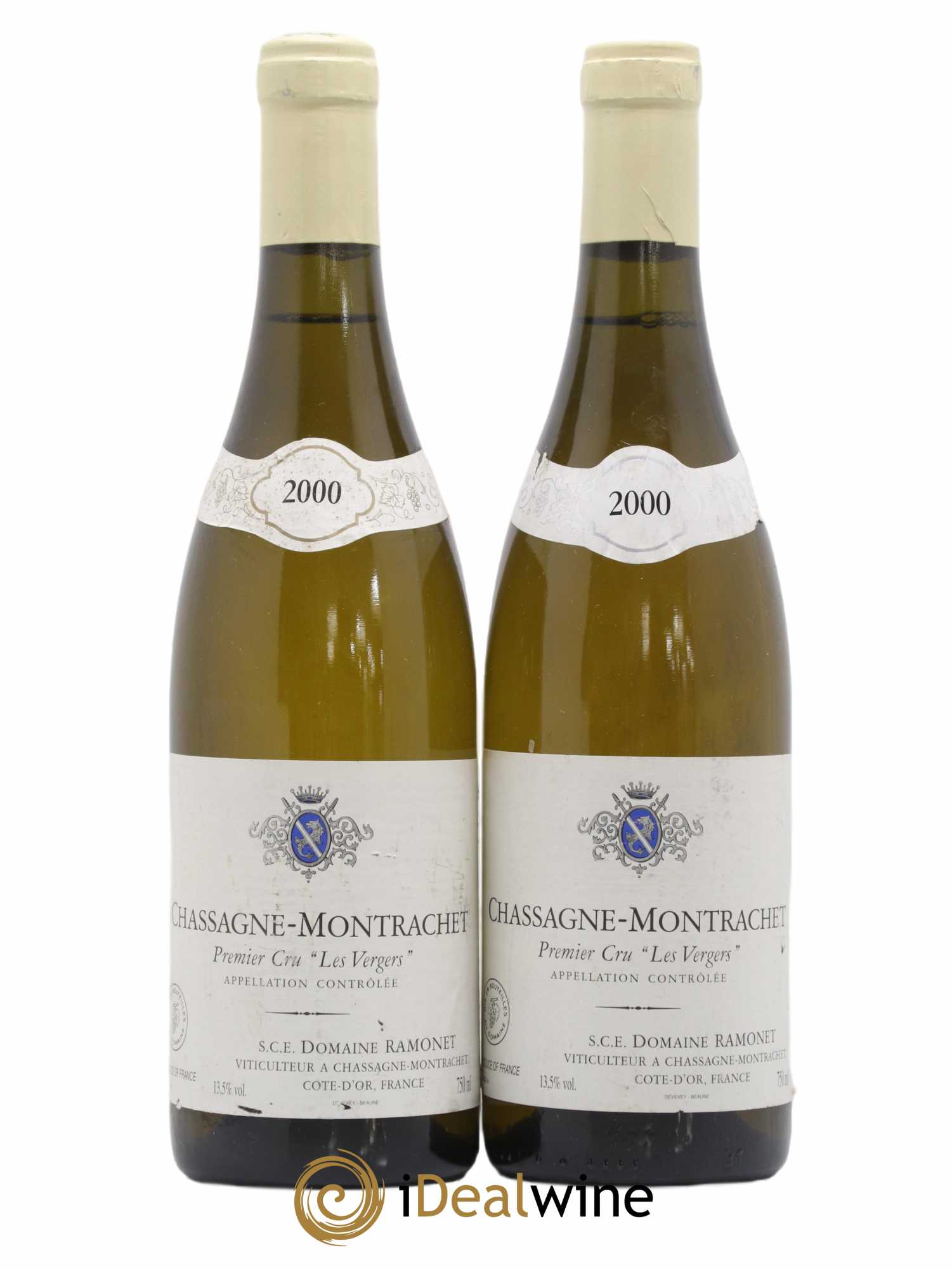 Chassagne-Montrachet 1er Cru Les Vergers Ramonet (Domaine) 2000 - Lot de 2 bouteilles - 0