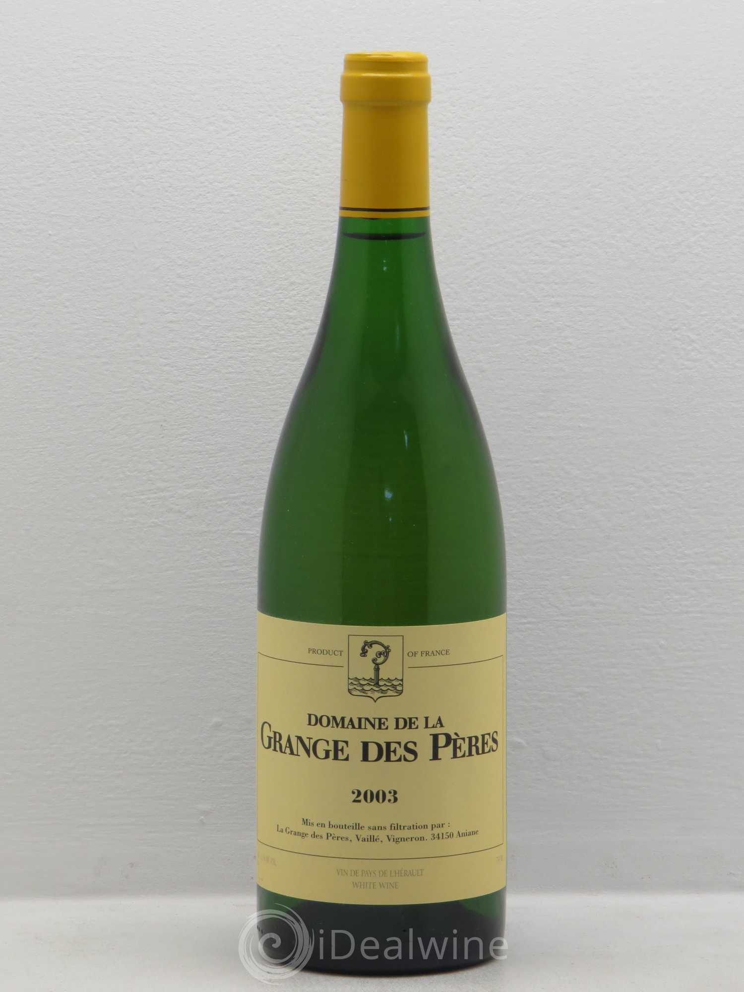 Pays d'Hérault Grange des Pères Laurent Vaillé 2003 - Lot de 1 bouteille - 0