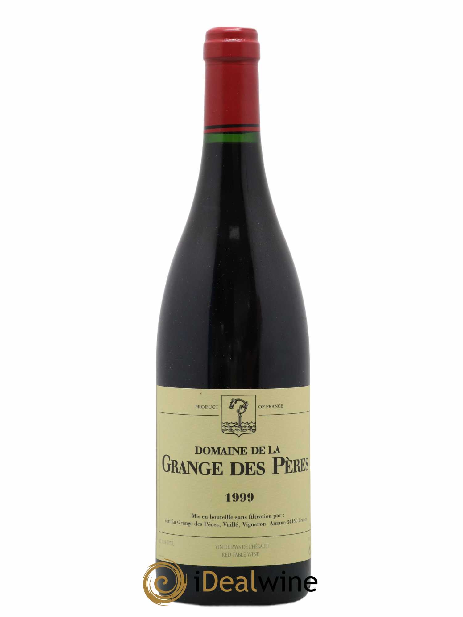 Pays d'Hérault Grange des Pères Laurent Vaillé 1999 - Lot de 1 bouteille - 0