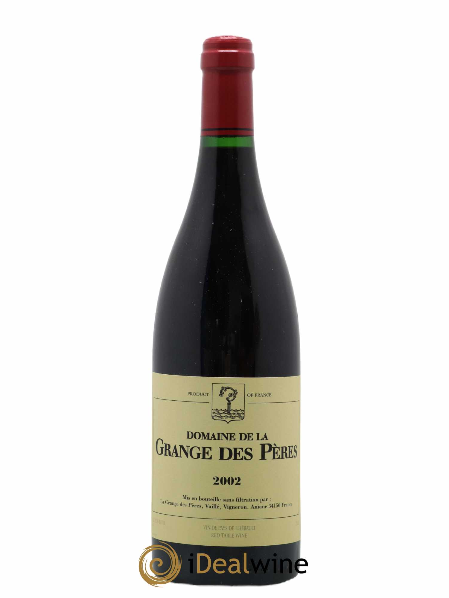 Pays d'Hérault Grange des Pères Laurent Vaillé 2002 - Lot de 1 bouteille - 0