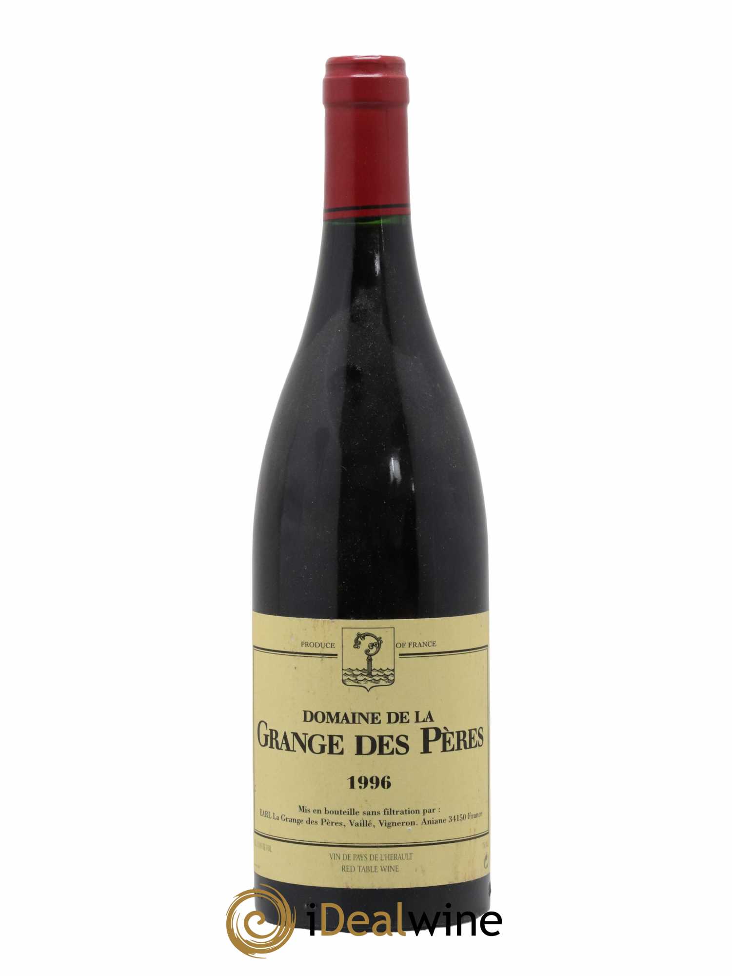 Pays d'Hérault Grange des Pères Laurent Vaillé 1996 - Lot de 1 bouteille - 0