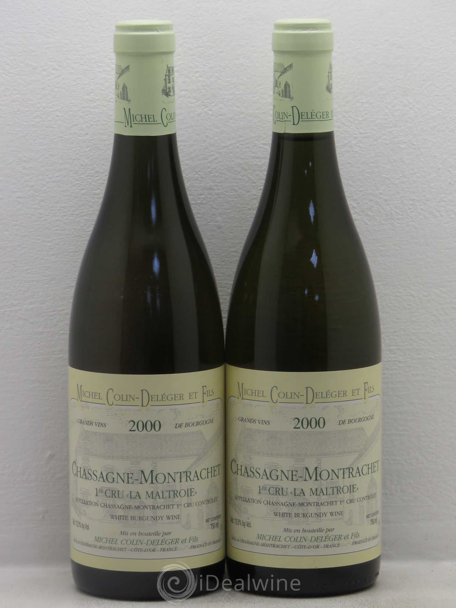 Chassagne-Montrachet 1er Cru 2000 - Lot de 2 bouteilles - 0