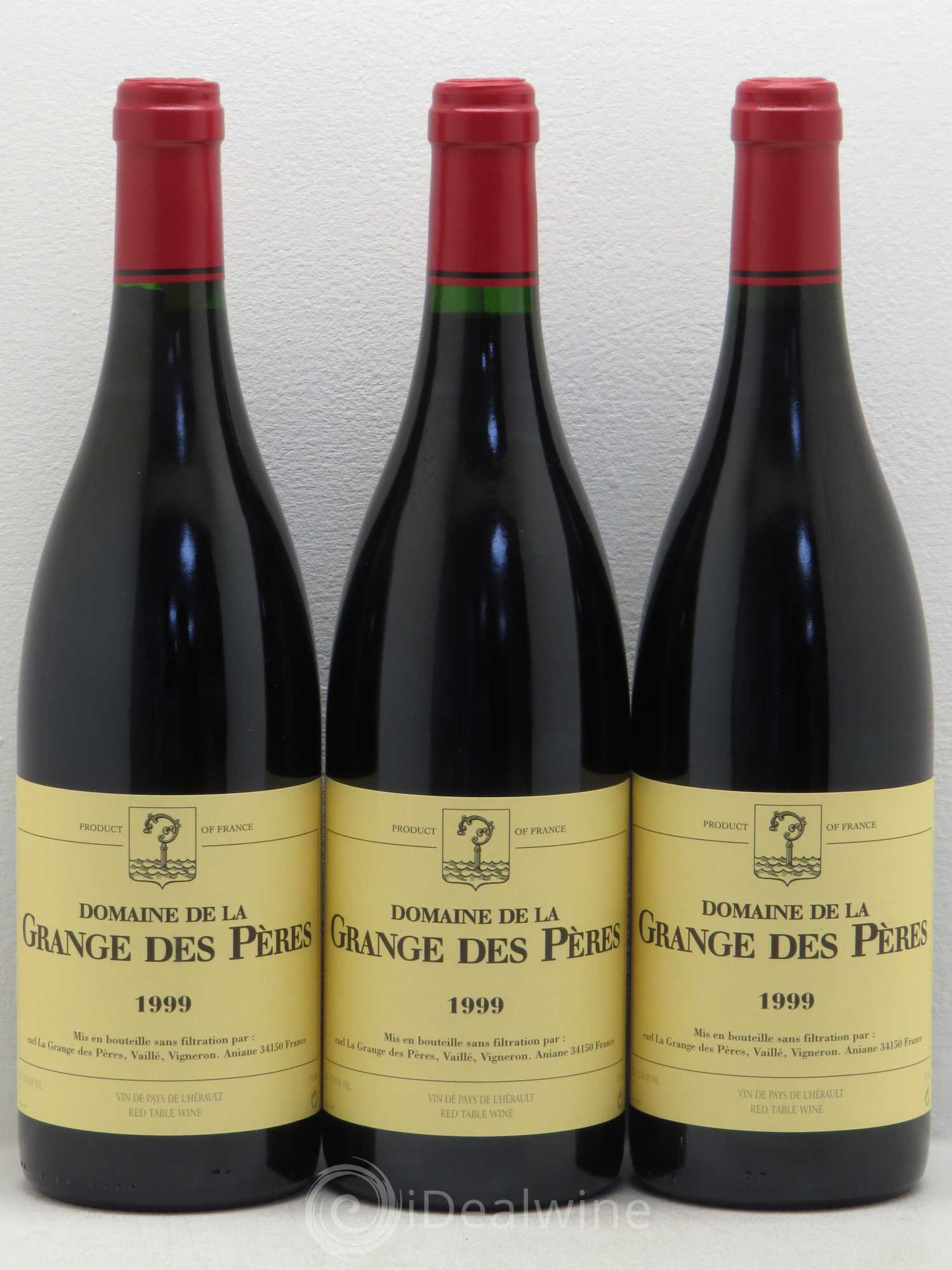 Pays d'Hérault Grange des Pères Laurent Vaillé 1999 - Lot de 12 bouteilles - 2