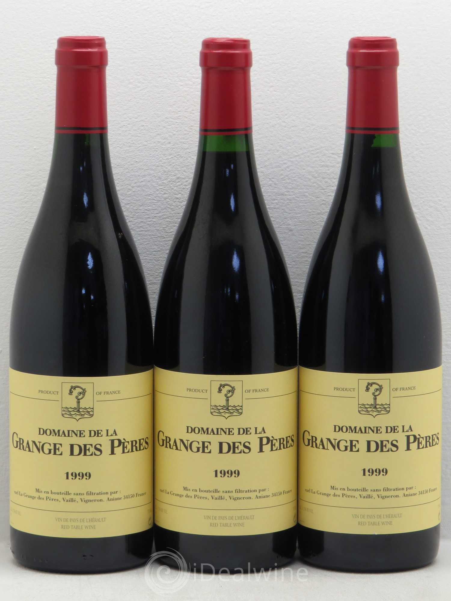 Pays d'Hérault Grange des Pères Laurent Vaillé 1999 - Lot de 12 bouteilles - 3