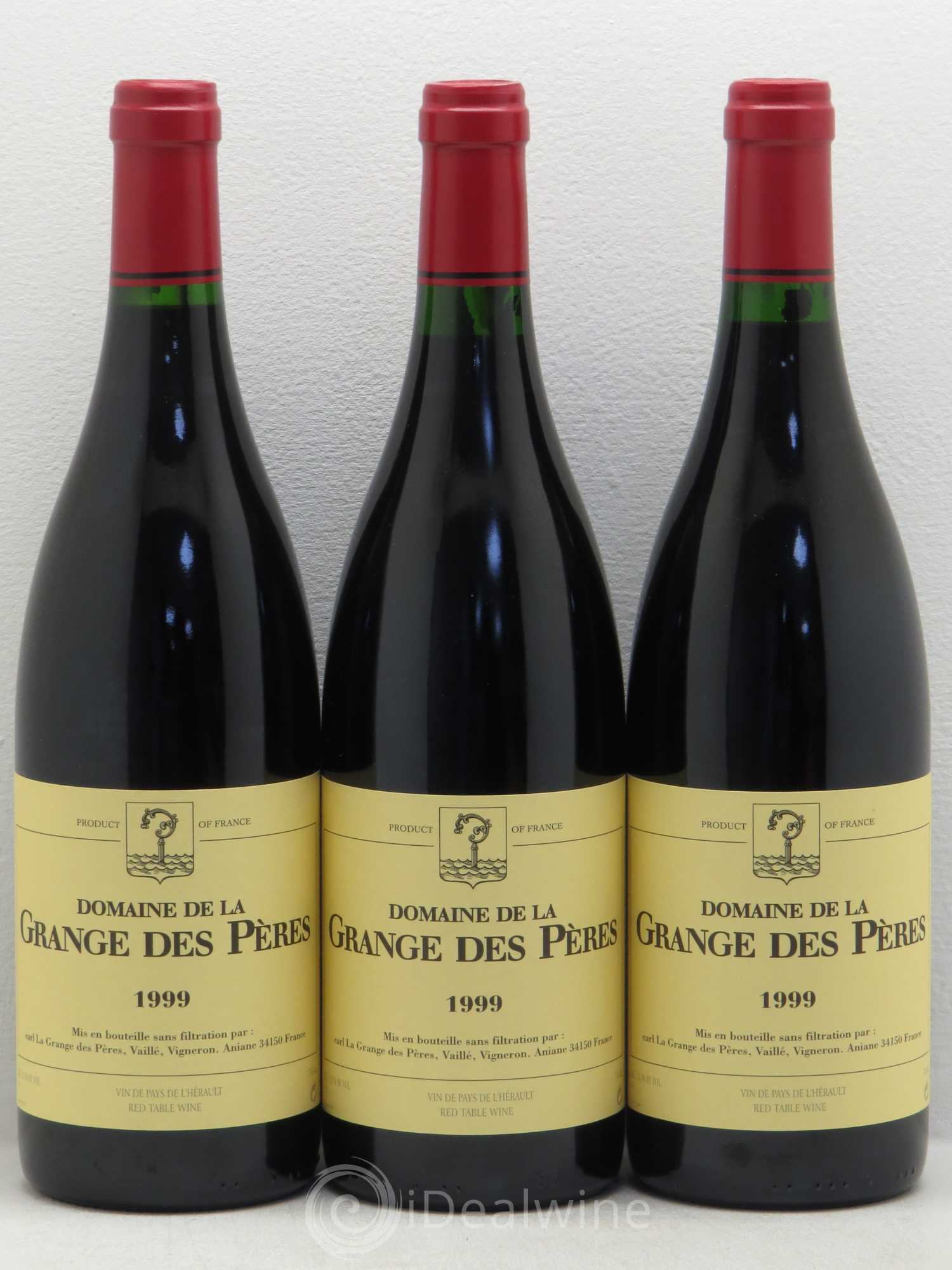 Pays d'Hérault Grange des Pères Laurent Vaillé 1999 - Lot de 12 bouteilles - 4
