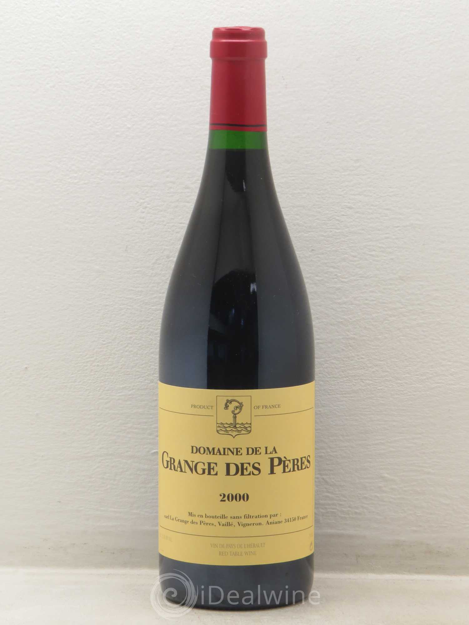 Pays d'Hérault Grange des Pères Laurent Vaillé 2000 - Lot de 1 bouteille - 0