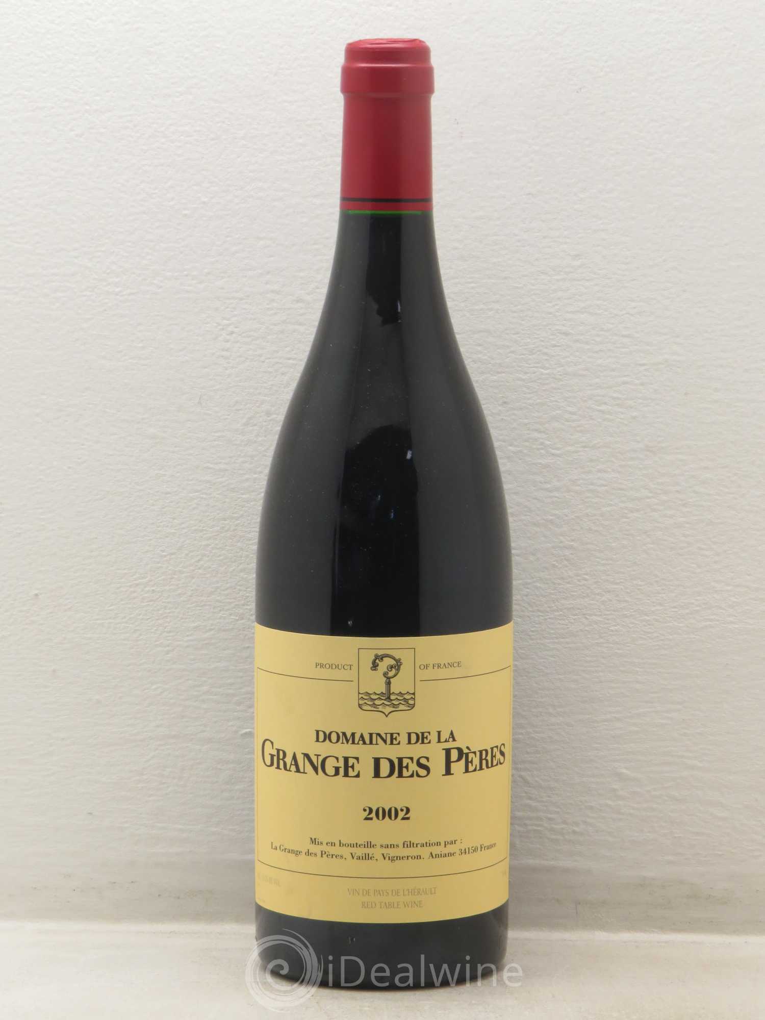 Pays d'Hérault Grange des Pères Laurent Vaillé (sans prix de réserve) 2002 - Lot de 1 bouteille - 0