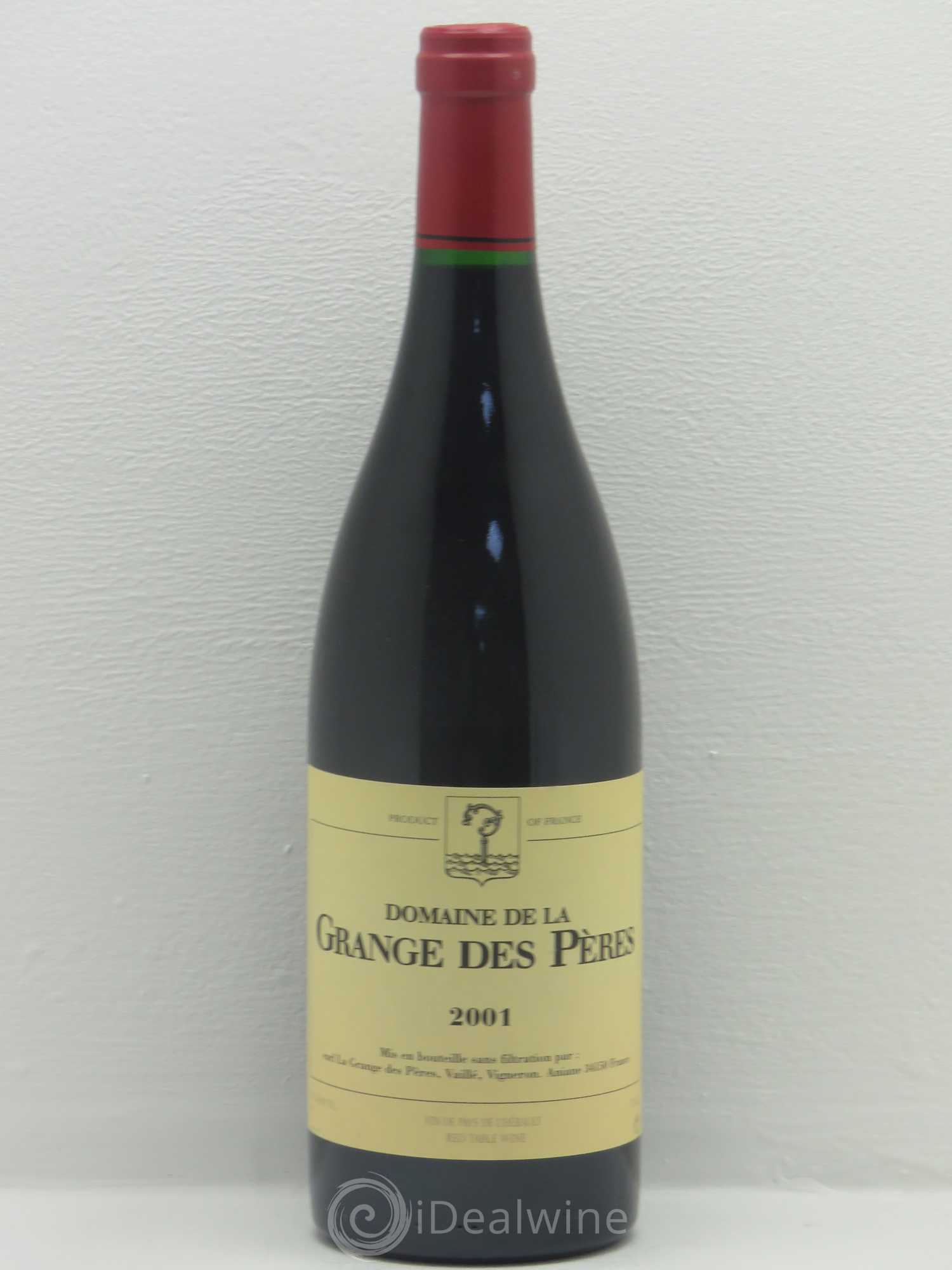 Pays d'Hérault Grange des Pères Laurent Vaillé 2001 - Lot de 1 bouteille - 0