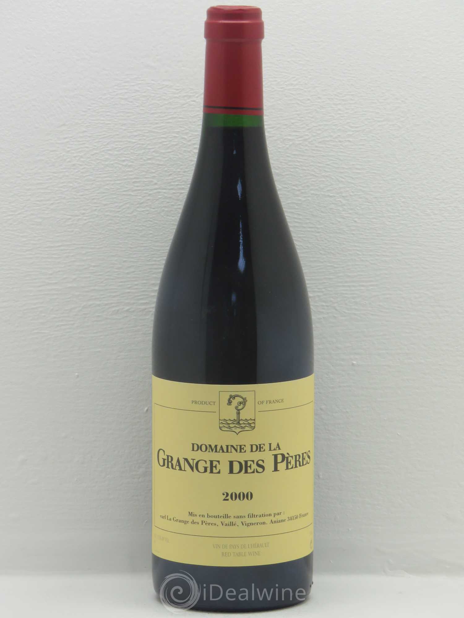 Pays d'Hérault Grange des Pères Laurent Vaillé (sans prix de réserve) 2000 - Lot de 1 bouteille - 0