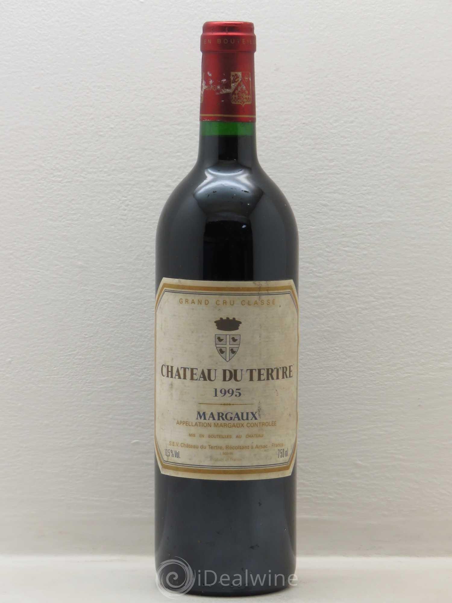 Château du Tertre 5ème Grand Cru Classé 1995 - Lot de 1 bouteille - 0