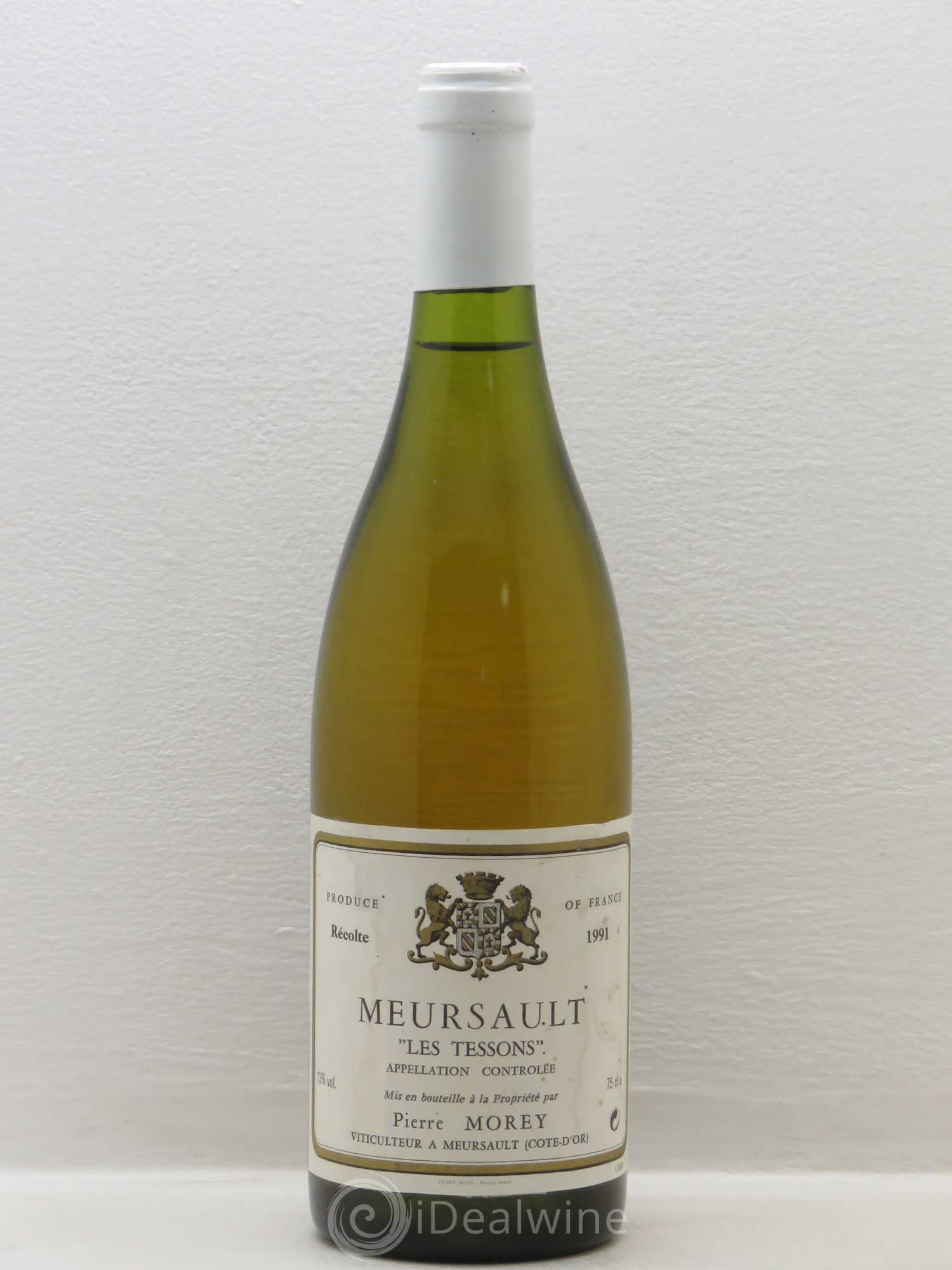 Meursault Les Tessons Pierre Morey (Domaine) 1991 - Lot de 1 bouteille - 0
