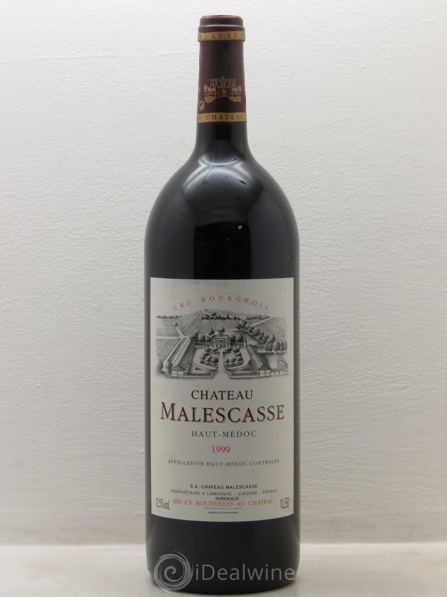 Château Malescasse Cru Bourgeois Exceptionnel 1999 - Lot de 1 magnum - 0