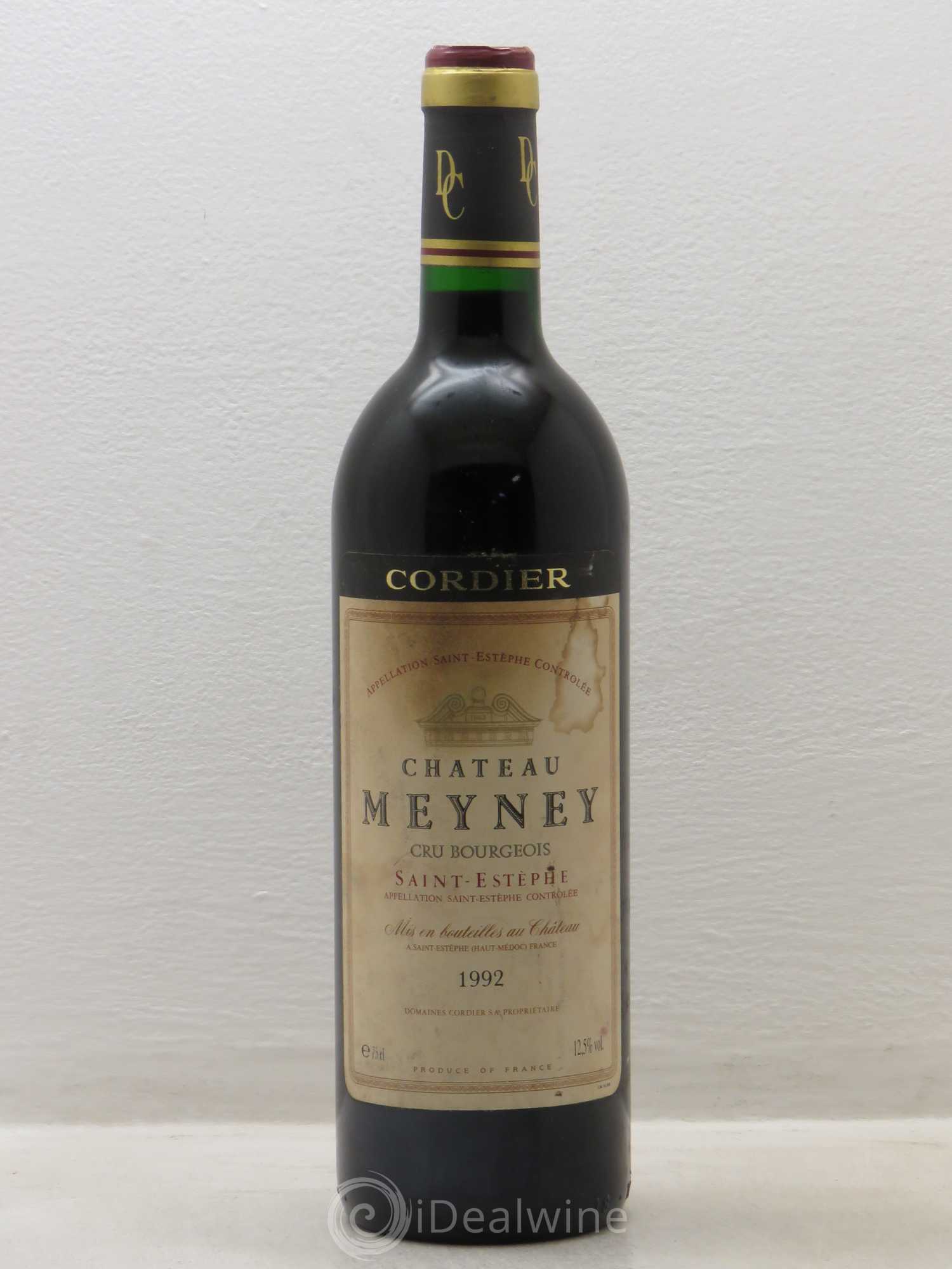 Château Meyney 1992 - Lot de 1 bouteille - 0