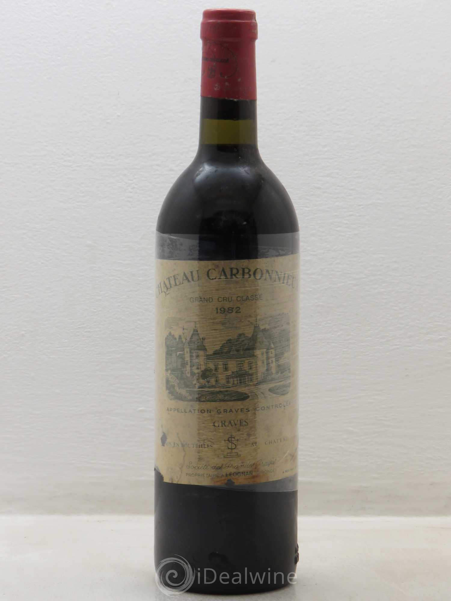 Château Carbonnieux Cru Classé de Graves 1982 - Lot de 1 bouteille - 0