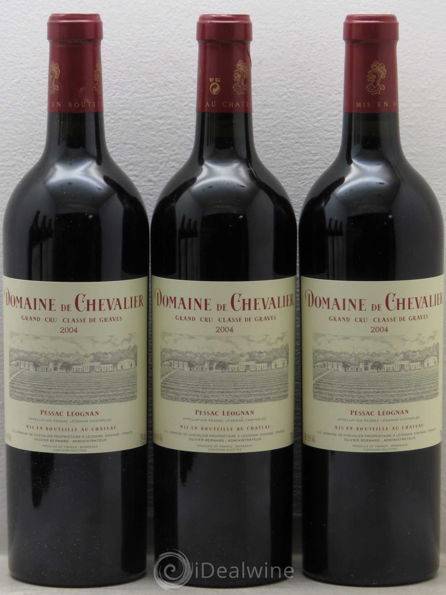 Domaine de Chevalier Cru Classé de Graves 2004 - Lot de 6 bouteilles - 1