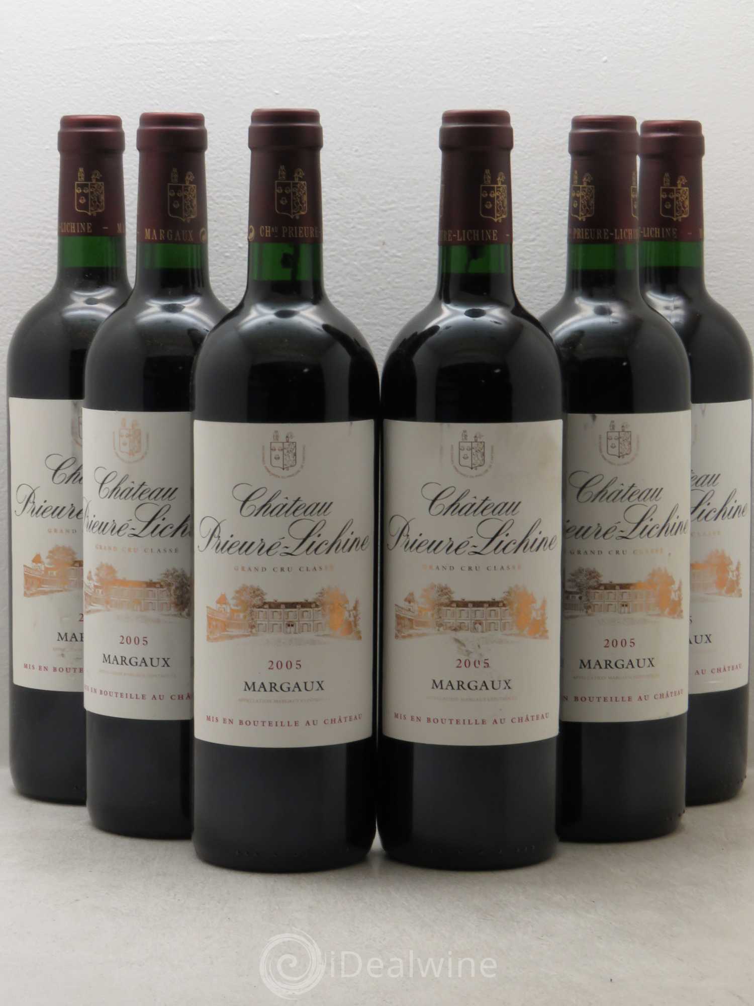 Château Prieuré Lichine 4ème Grand Cru Classé 2005 - Lot de 6 bouteilles - 0