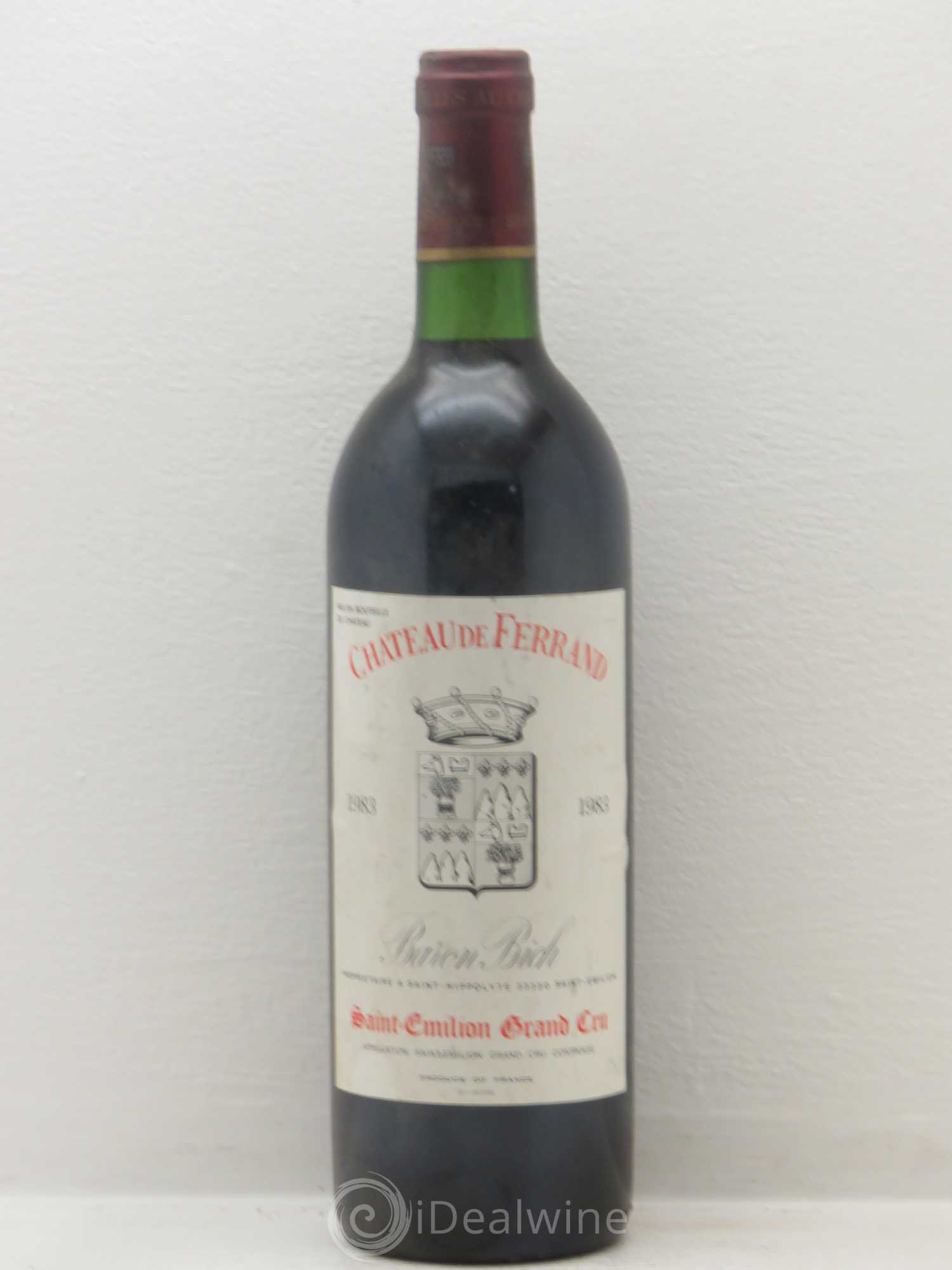 Château de Ferrand Grand Cru Classé 1983 - Lot de 1 bouteille - 0