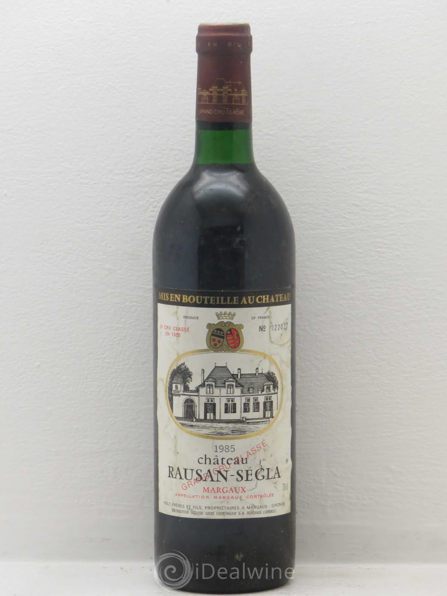 Château Rauzan Ségla Grand Cru Classé 1985 - Posten von 1 Flasche - 0