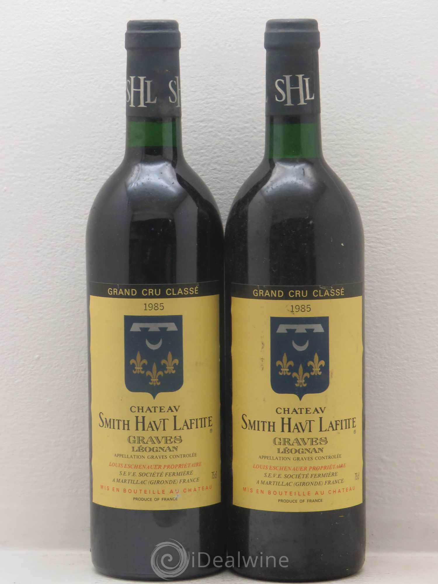 Château Smith Haut Lafitte Cru Classé de Graves 1985 - Lot de 2 bouteilles - 0